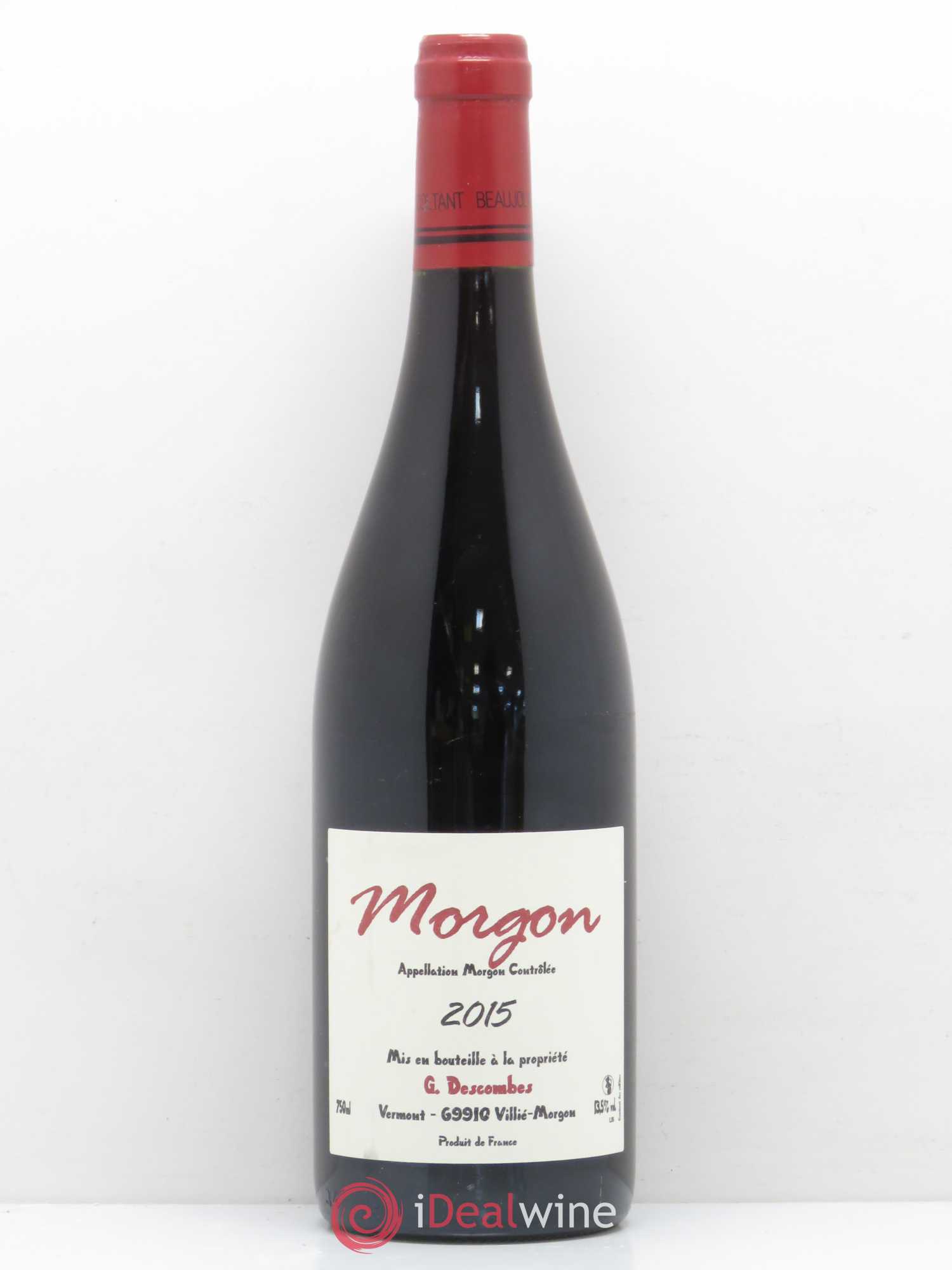 Morgon Georges Descombes (Domaine) 2015 - Lot de 1 bouteille - 0