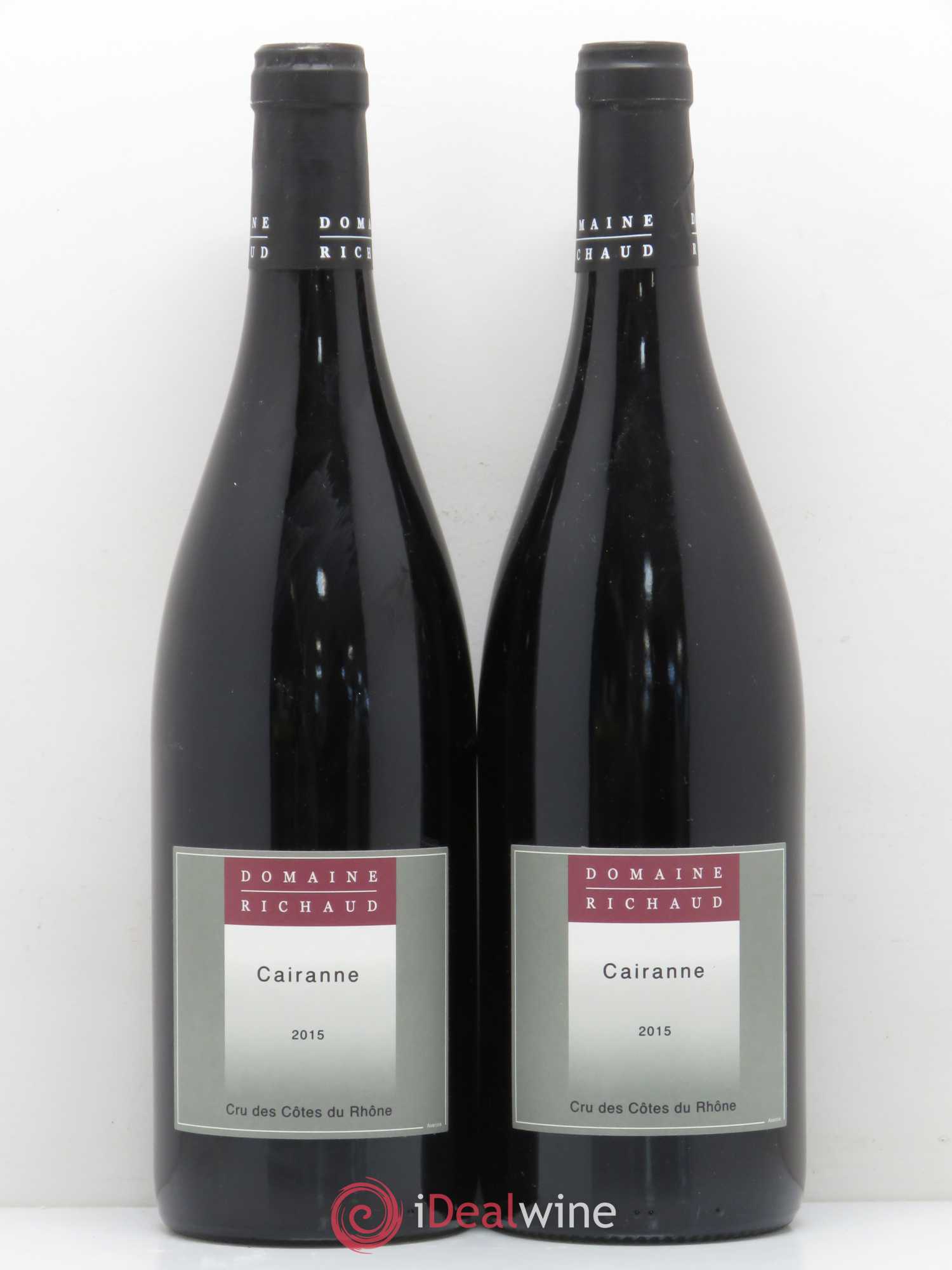 Cairanne Marcel Richaud 2015 - Lot de 2 bouteilles - 0