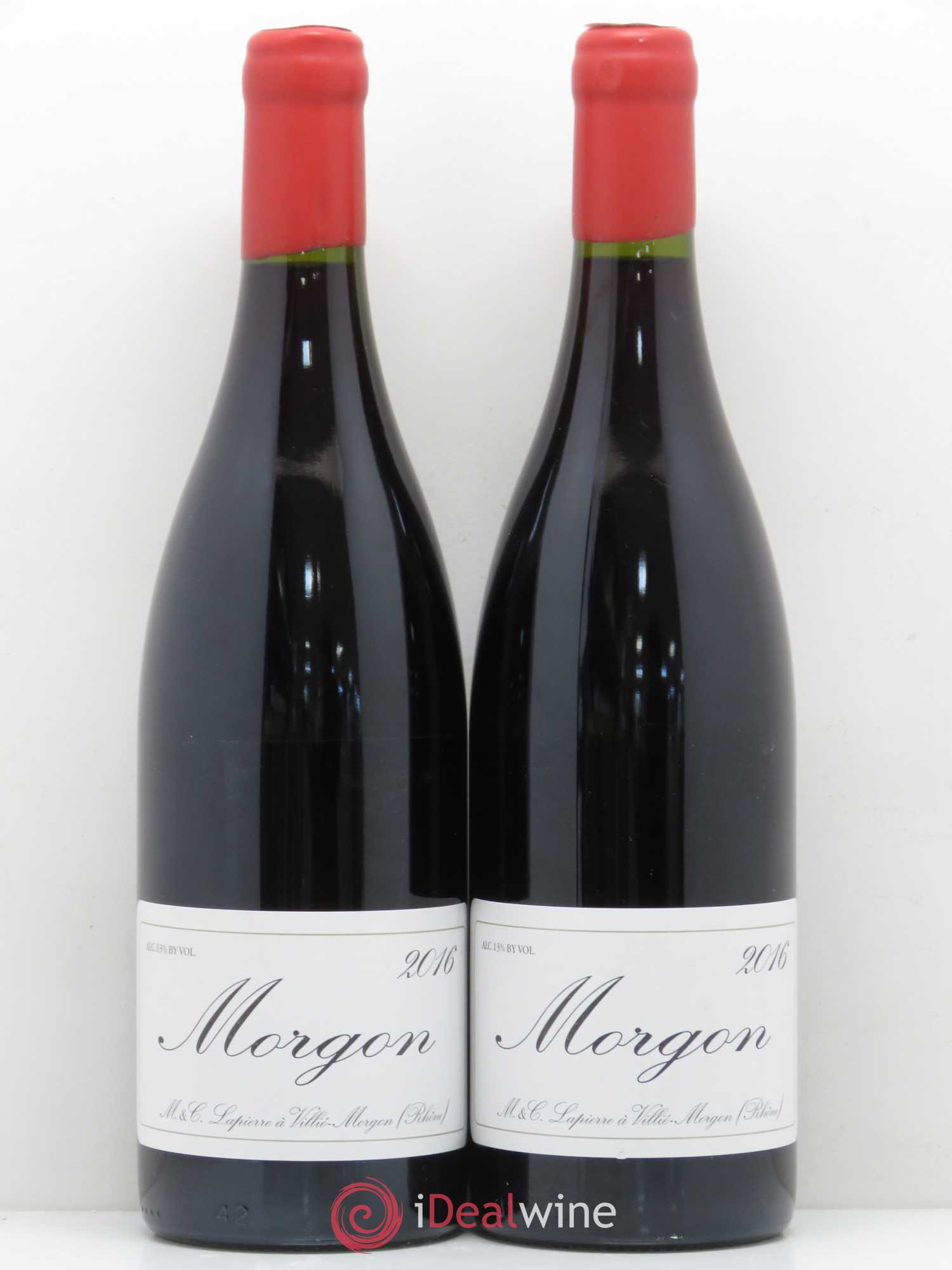 Morgon Marcel Lapierre (Domaine) 2016 - Lot de 2 bouteilles - 0
