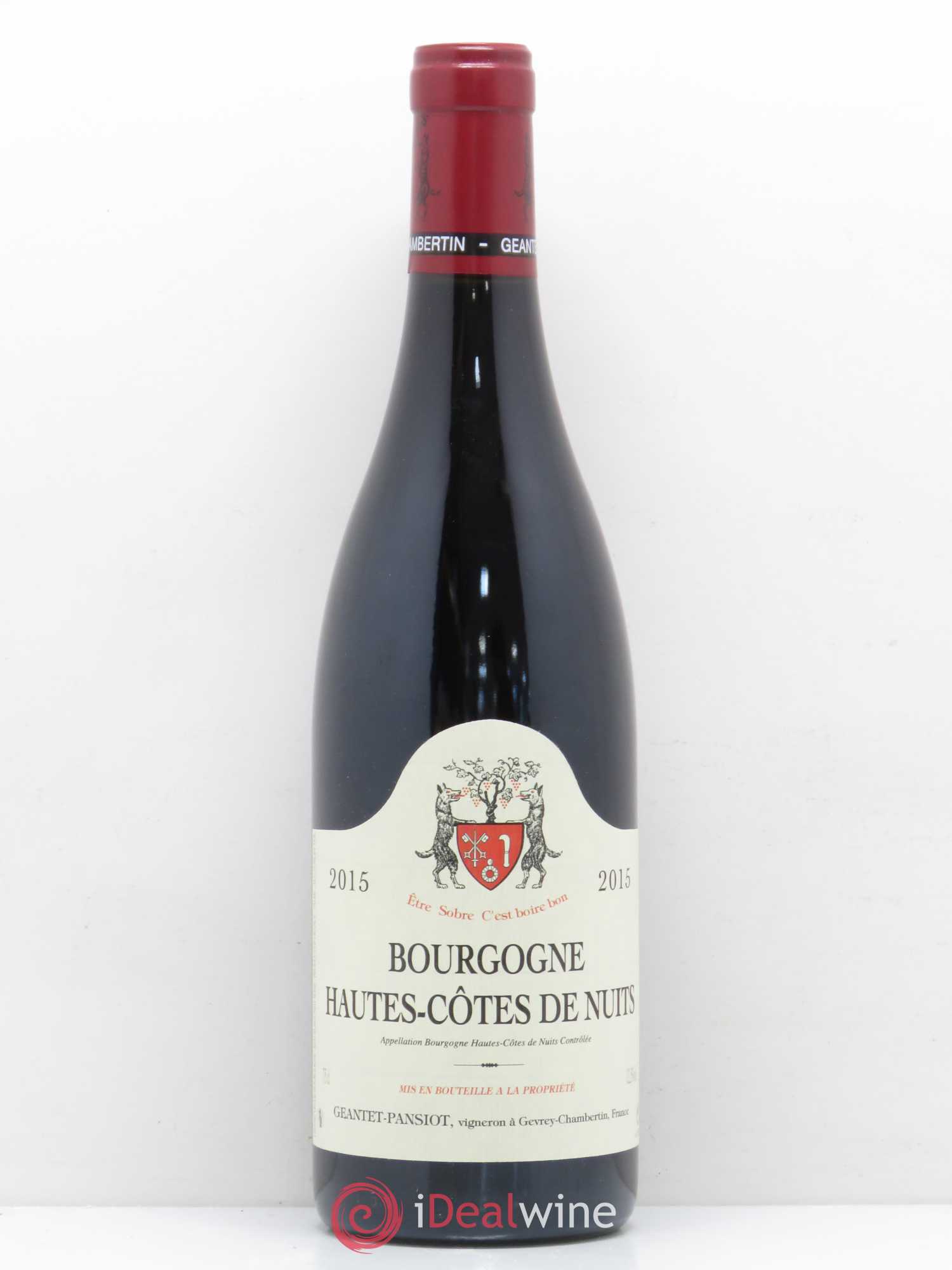 Hautes-Côtes de Nuits Geantet-Pansiot 2015 - Lot de 1 bouteille - 0
