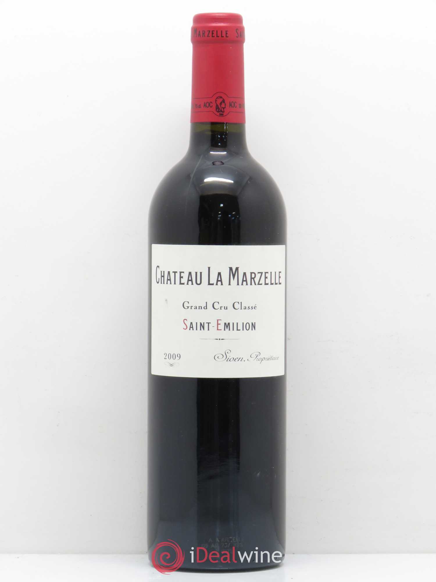 Château La Marzelle Grand Cru Classé 2009 - Lot de 1 bouteille - 0