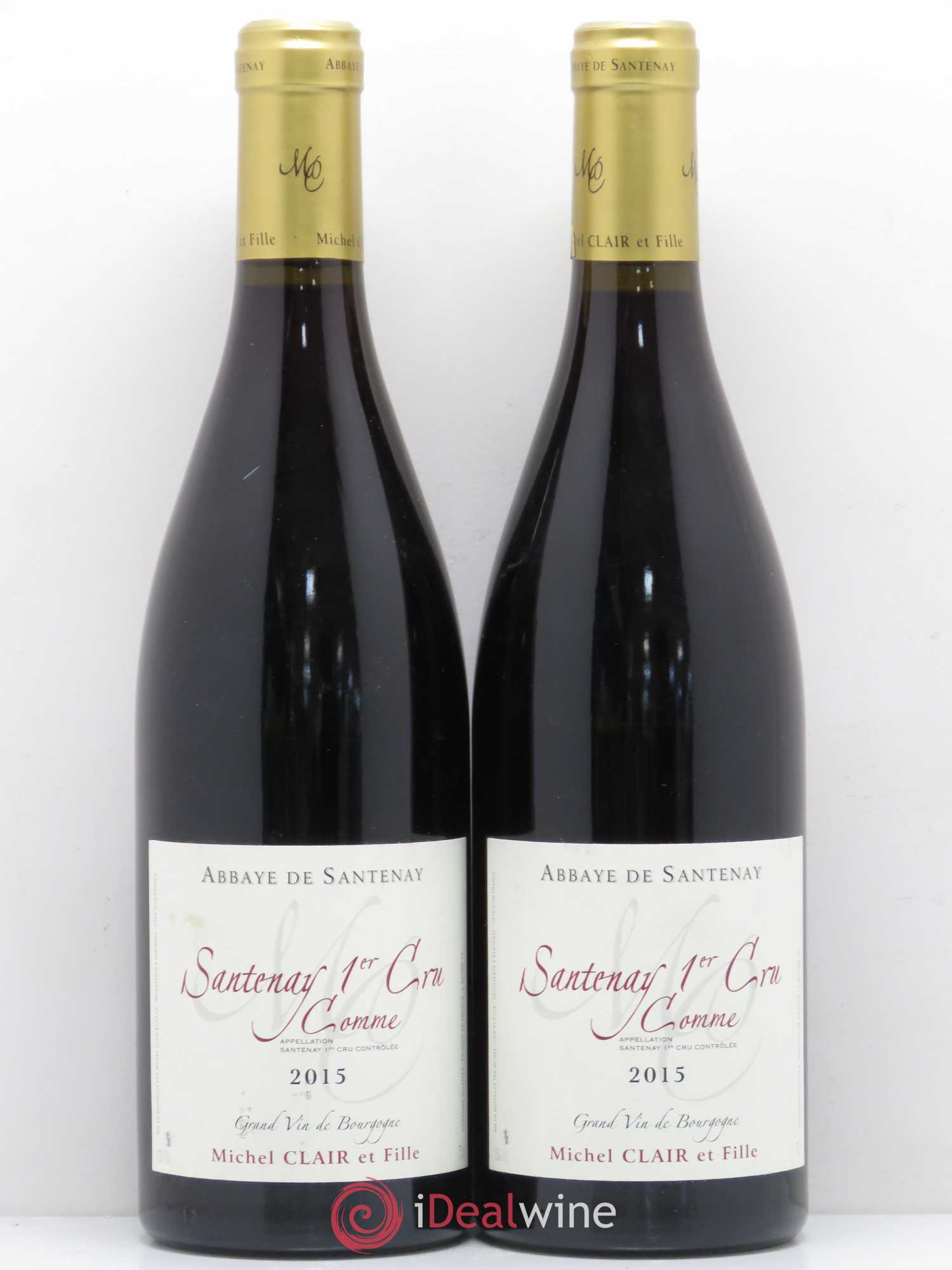Santenay 1er Cru La Comme Michel Clair 2015 - Posten von 2 Flaschen - 0