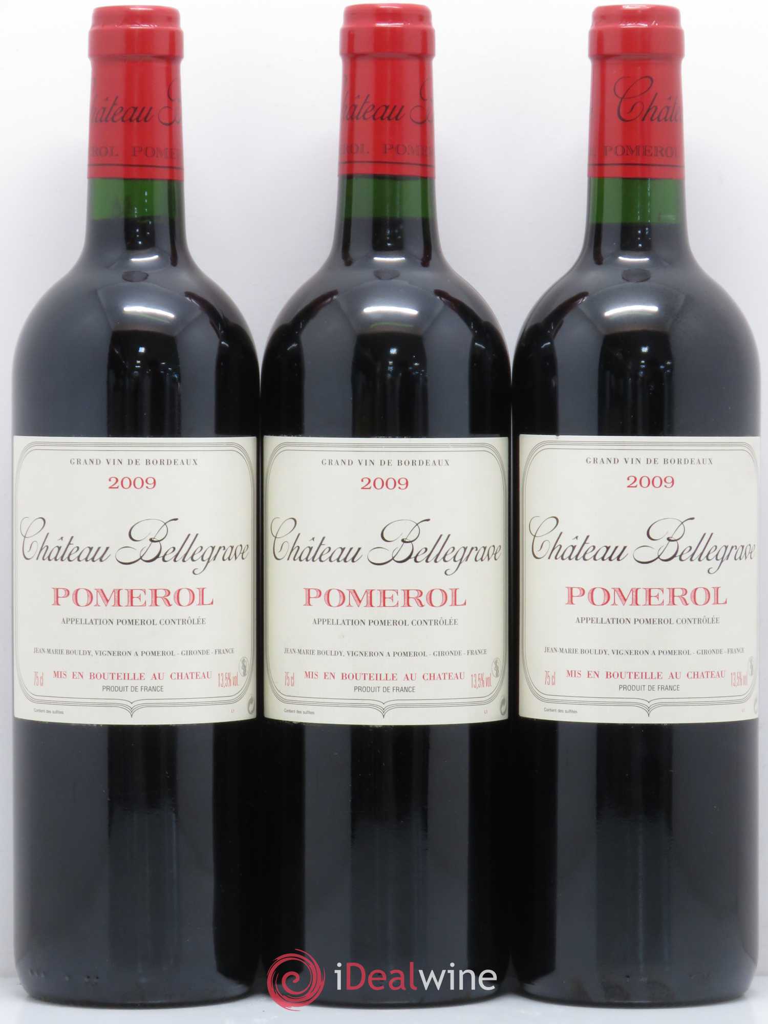 Château Bellegrave 2009 - Lot de 3 bouteilles - 0