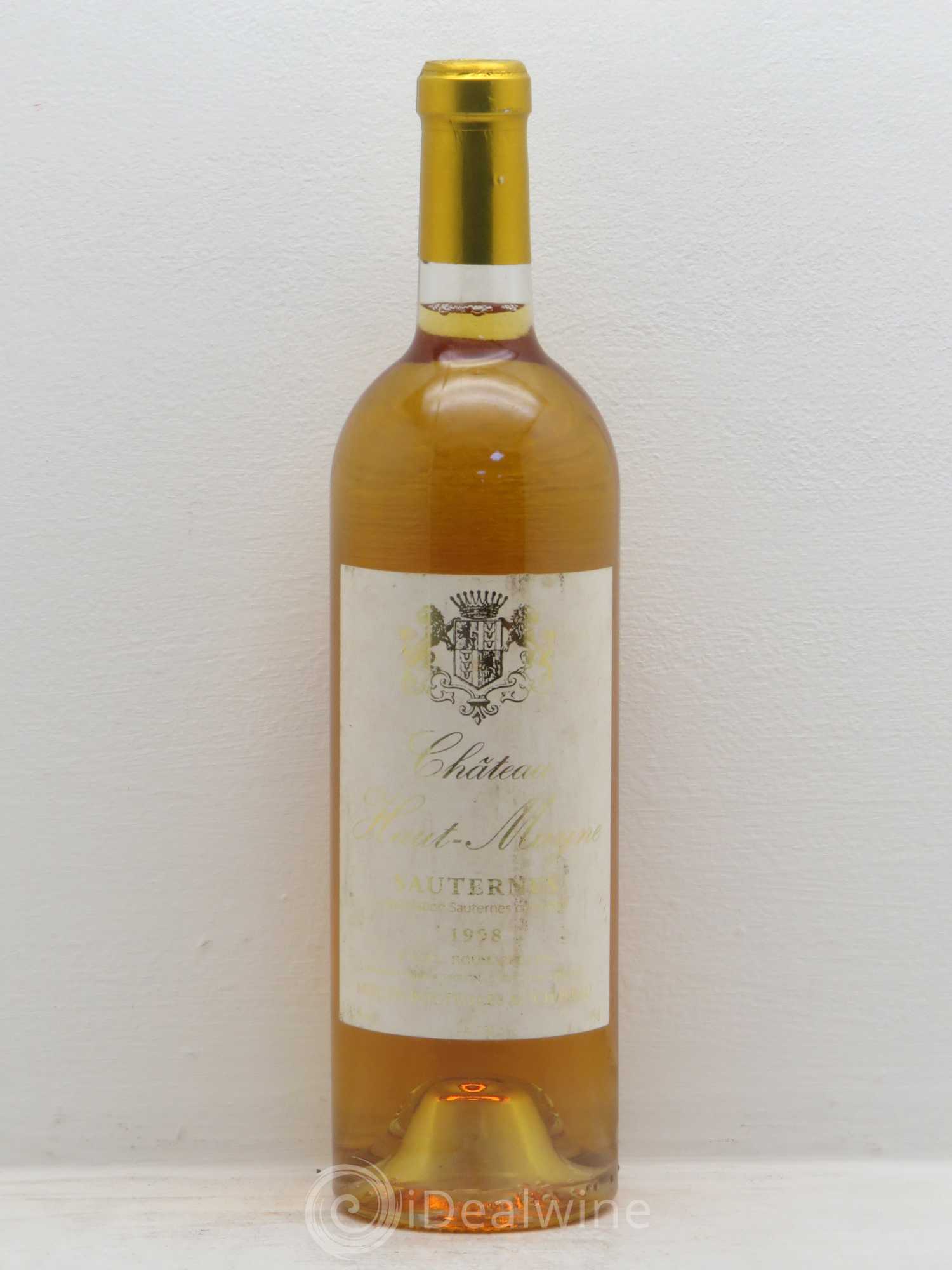Sauternes Haut mayne 1998 - Posten von 1 Flasche - 0