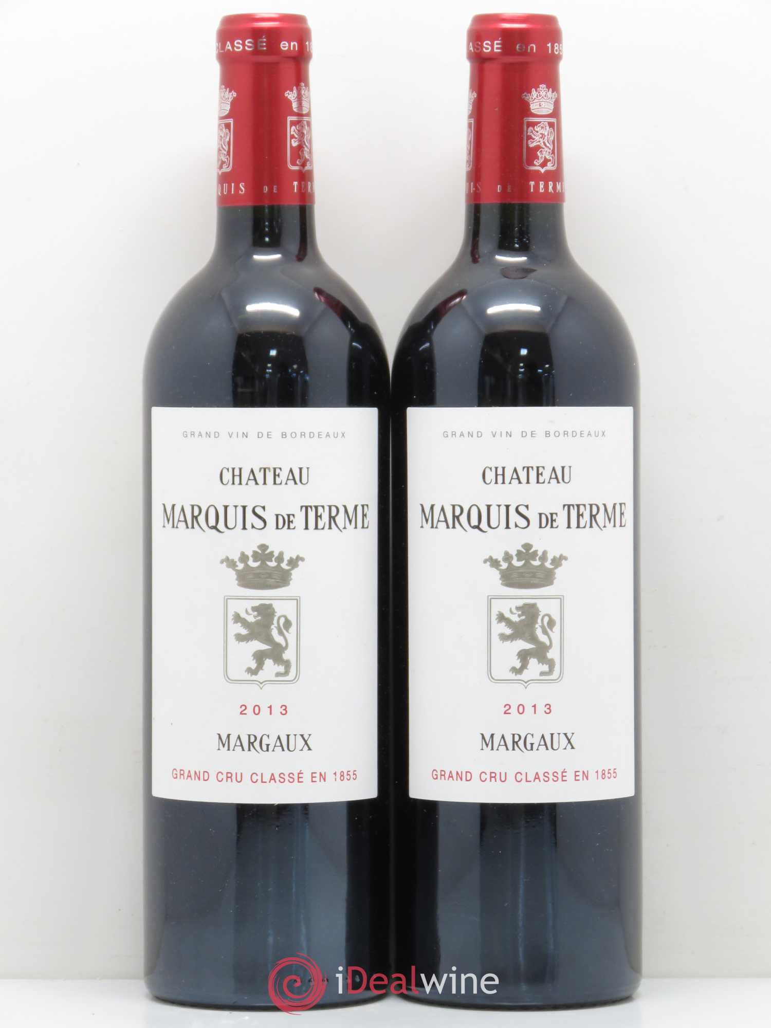 Château Marquis de Terme 4ème Grand Cru Classé 2013 - Lot de 2 bouteilles - 0
