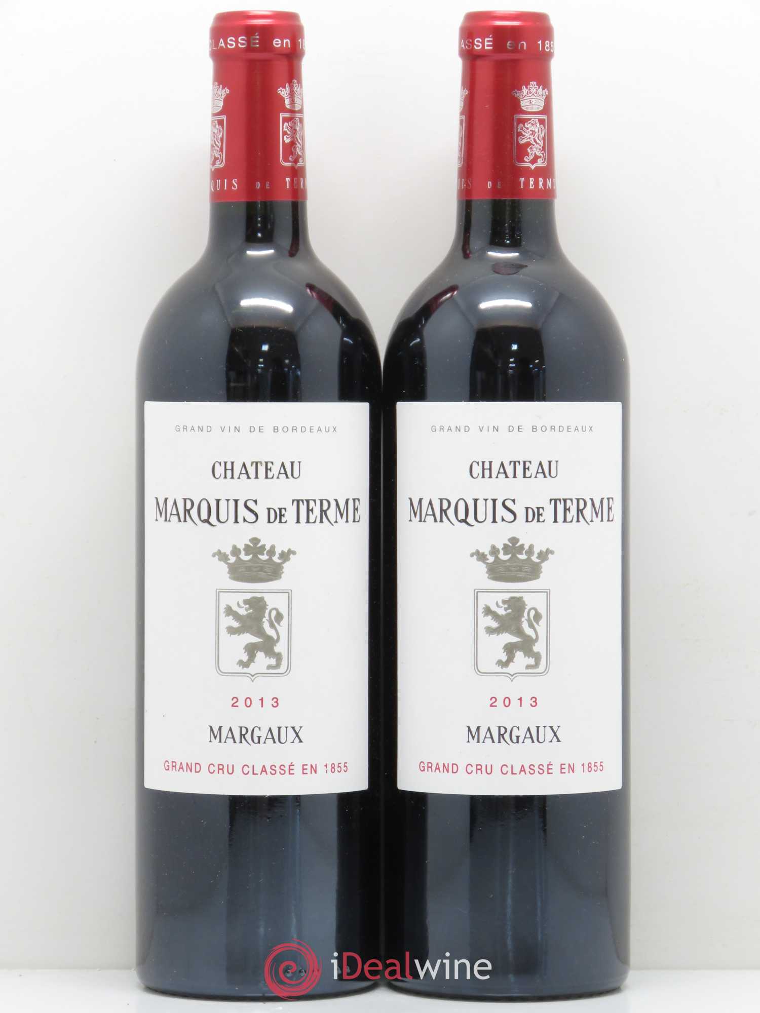 Château Marquis de Terme 4ème Grand Cru Classé 2013 - Lot de 2 bouteilles - 0