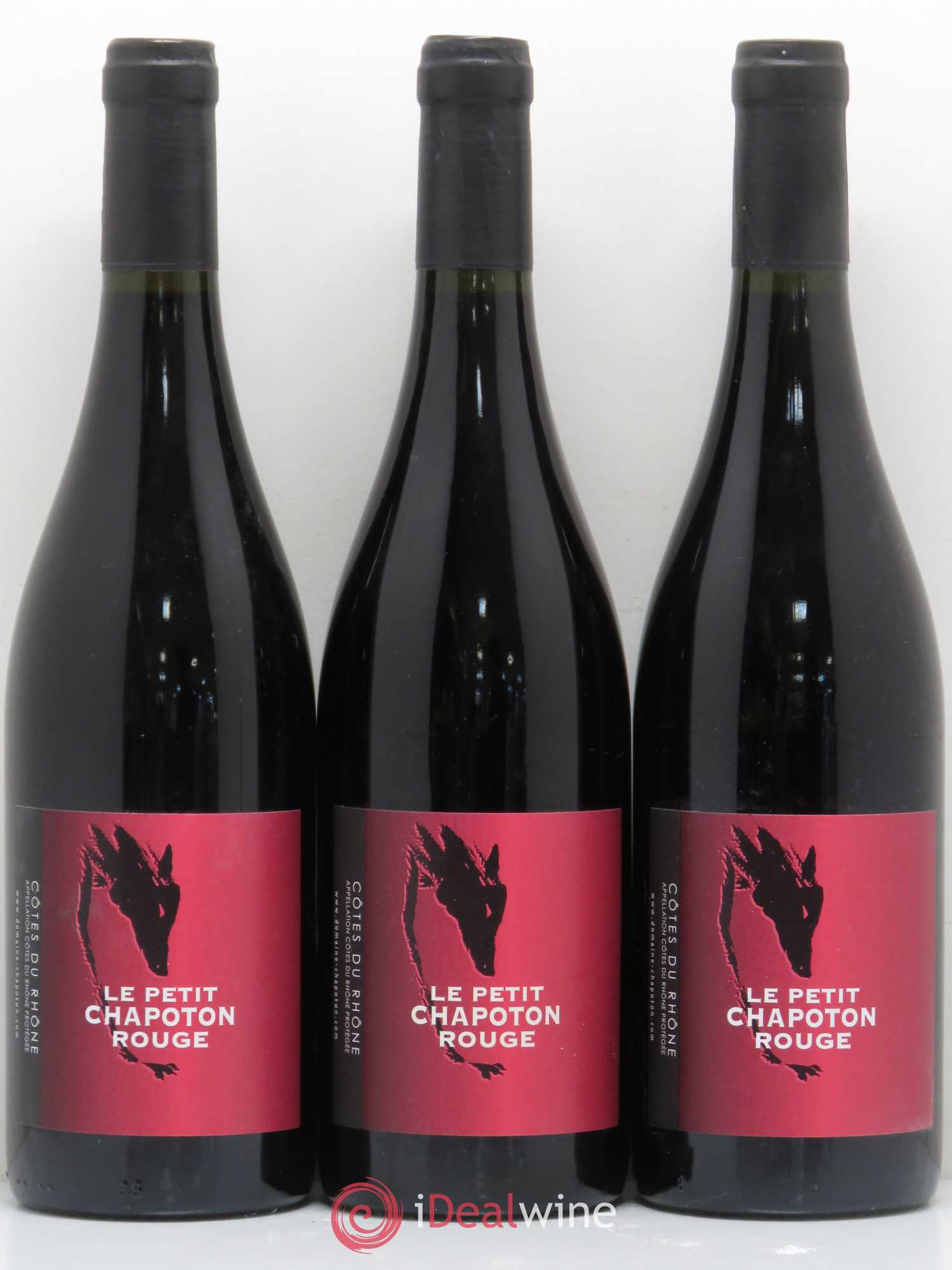 Côtes-du-Rhône Le Petit Chapoton (no reserve) 2015 - Lot of 5 bottles - 1