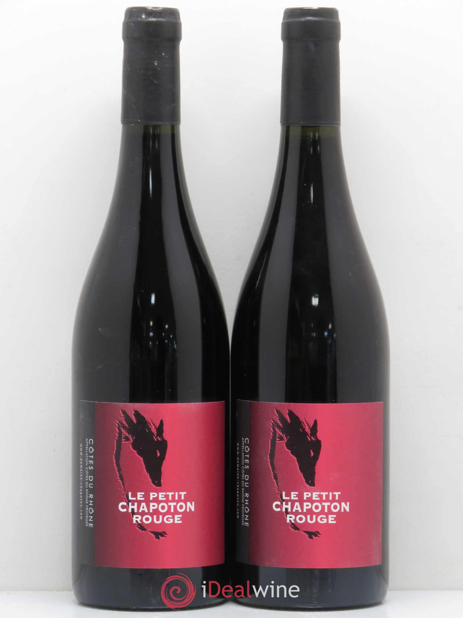 Côtes-du-Rhône Le Petit Chapoton (no reserve) 2015 - Lot of 5 bottles - 3