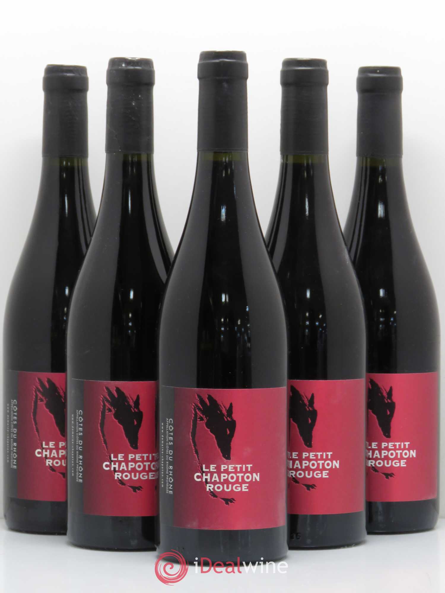 Côtes-du-Rhône Le Petit Chapoton (no reserve) 2015 - Lot of 5 bottles - 0