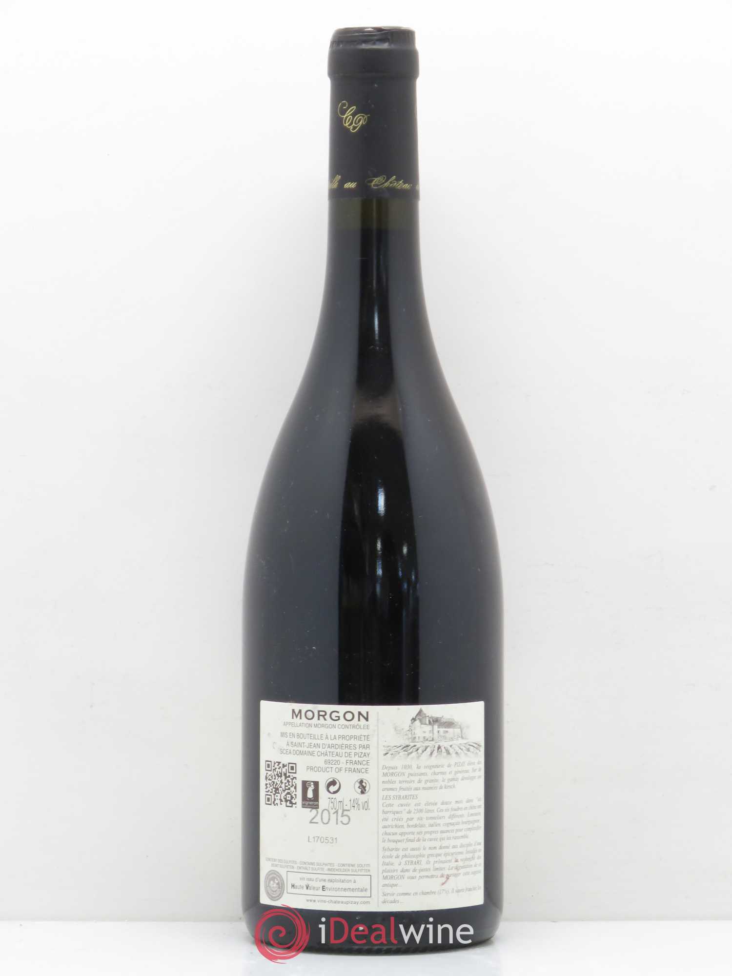 Morgon Château de Pizay Les Sybarits (sans prix de réserve) 2015 - Lot de 1 bouteille - 1
