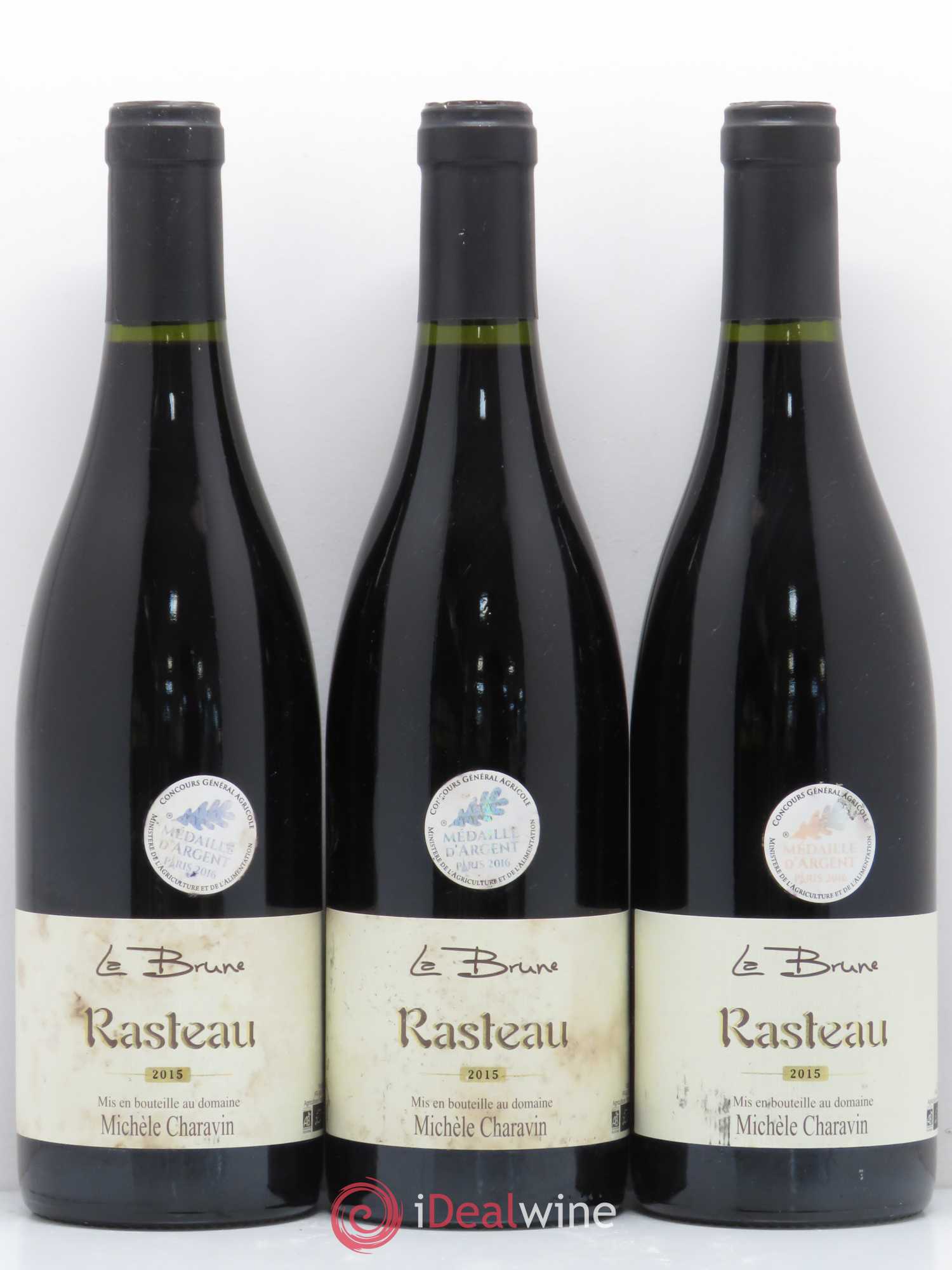 Rasteau La Brune Charavin 2015 - Lotto di 5 bottiglie - 1