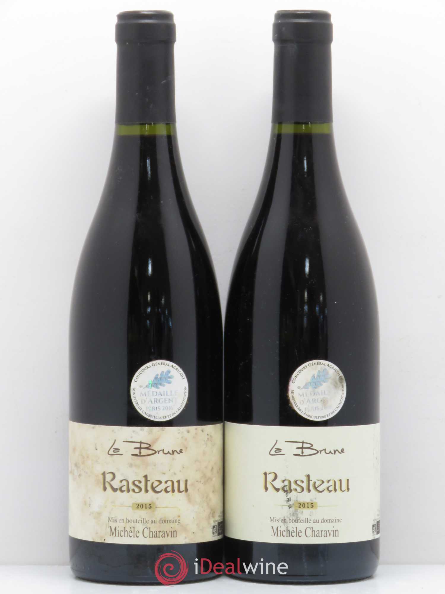 Rasteau La Brune Charavin 2015 - Lotto di 5 bottiglie - 2