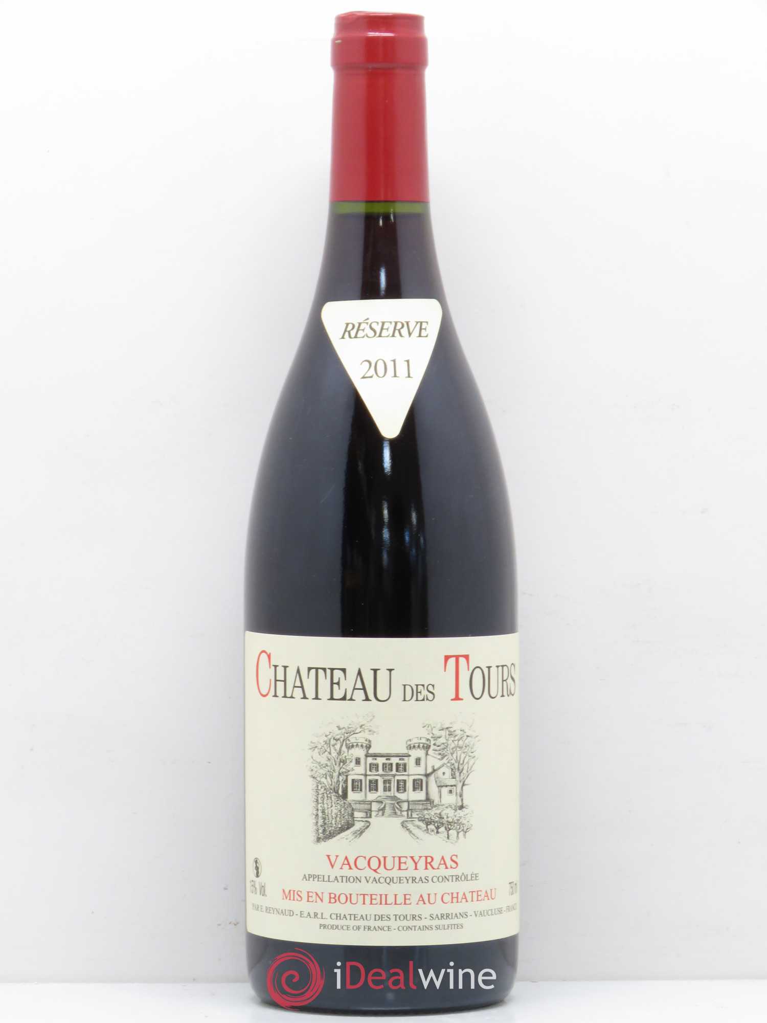 Vacqueyras Château des Tours Emmanuel Reynaud 2011 - Lot de 1 bouteille - 0