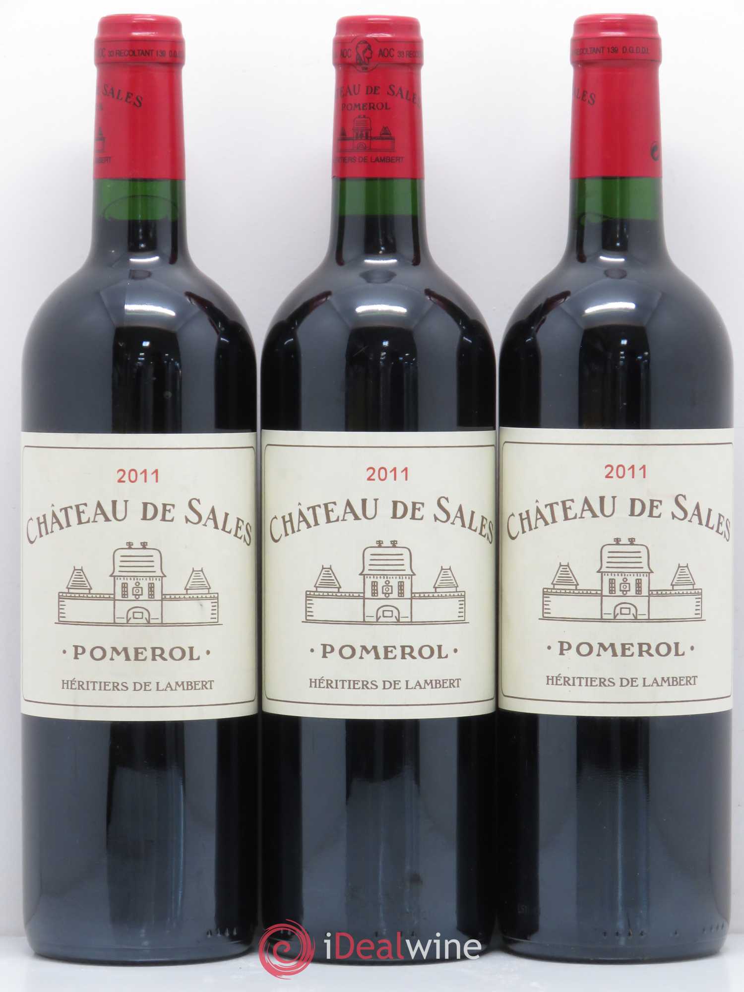 Château de Sales 2011 - Lot de 3 bouteilles - 0