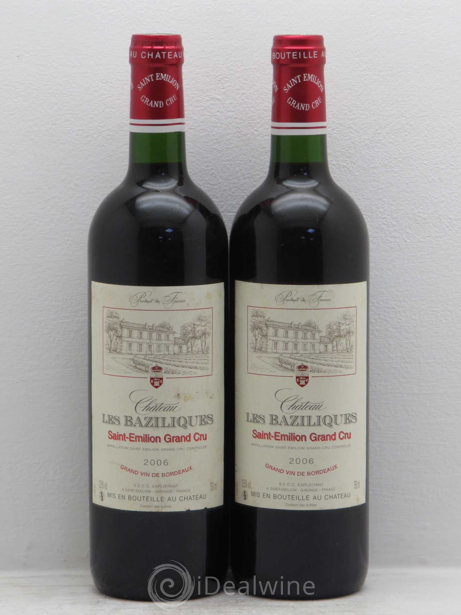 Saint-Émilion Chateau les Baziliques (sans prix de réserve) 2006 - Posten von 2 Flaschen - 0
