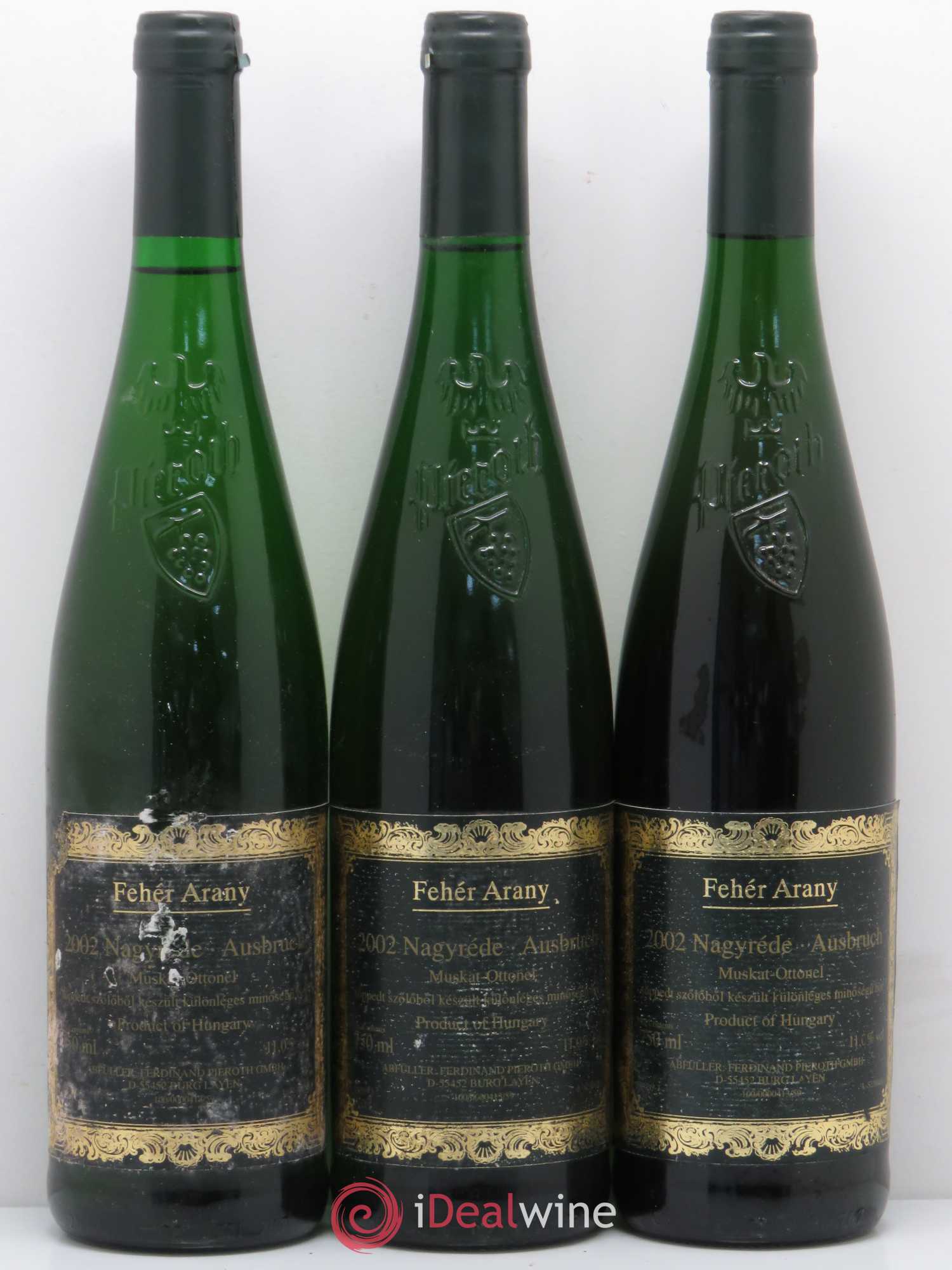 Vins Etrangers Hongrie Nagyrede Ausbruch Muskat Ottonel Fehèr Arany (sans prix de réserve) 2002 - Lot de 6 bouteilles - 2