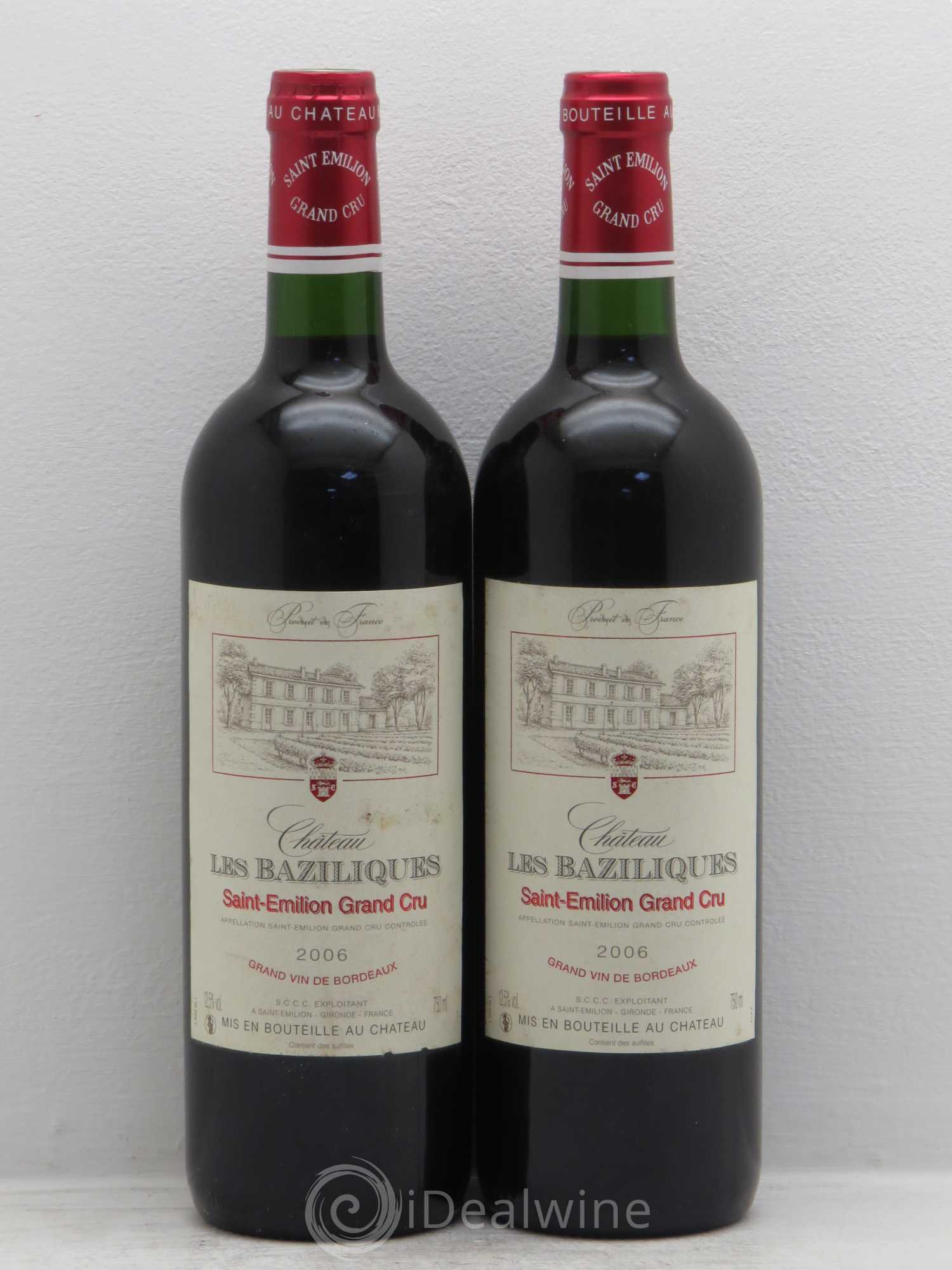 Saint-Émilion Chateau les Baziliques (sans prix de réserve) 2006 - Posten von 2 Flaschen - 0