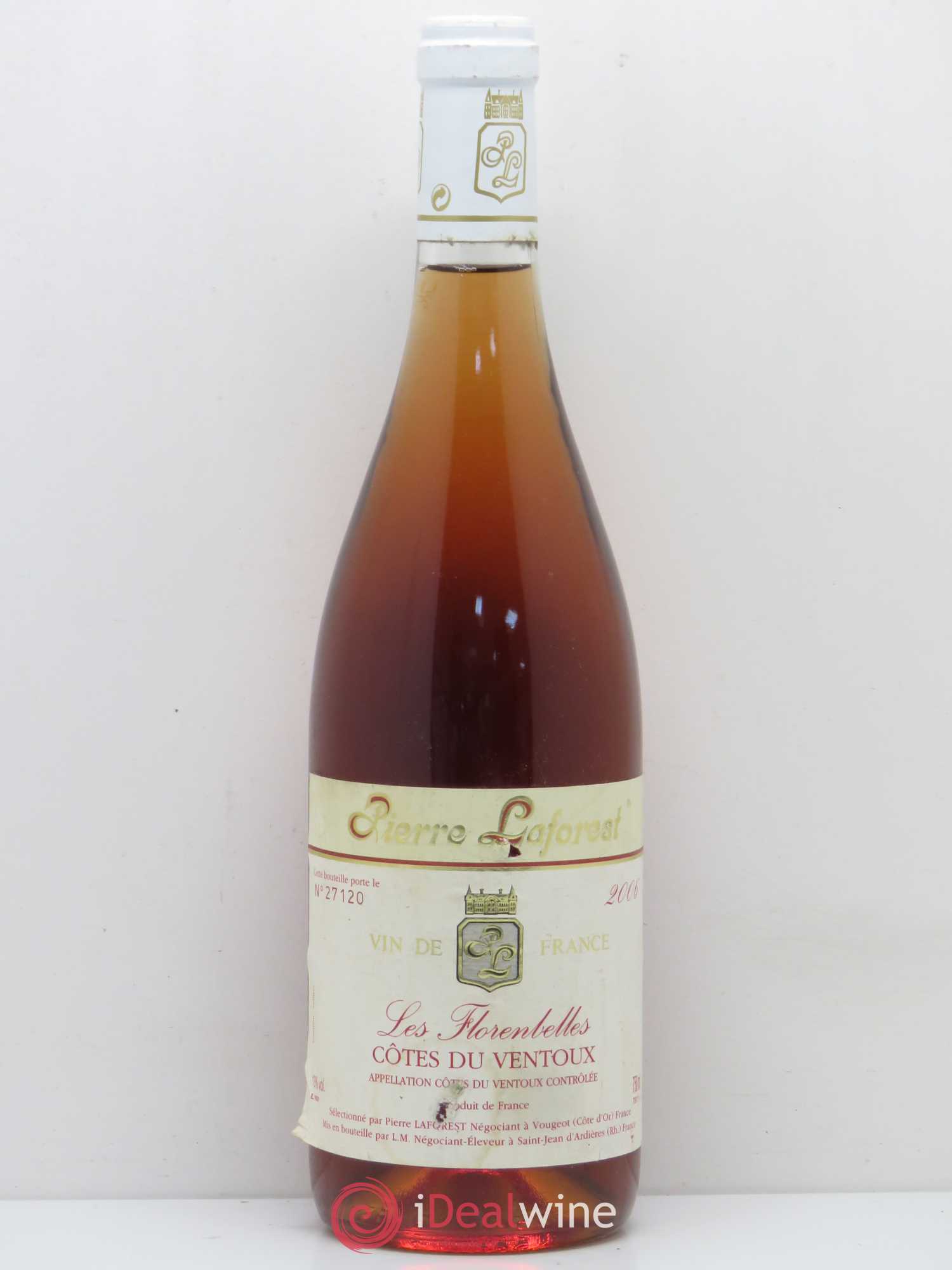Ventoux Les Florenbelles Pierre Laforest (sans prix de réserve) 2006 - Posten von 1 Flasche - 0