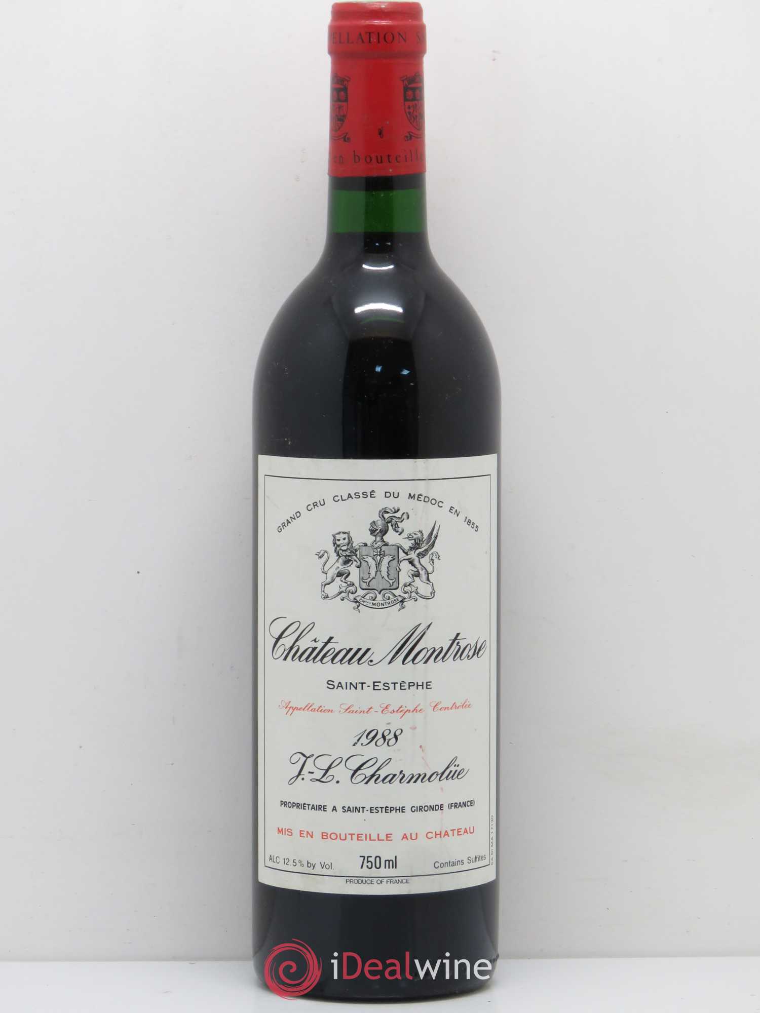 Château Montrose 2ème Grand Cru Classé (sans prix de réserve) 1988 - Lot de 1 bouteille - 0