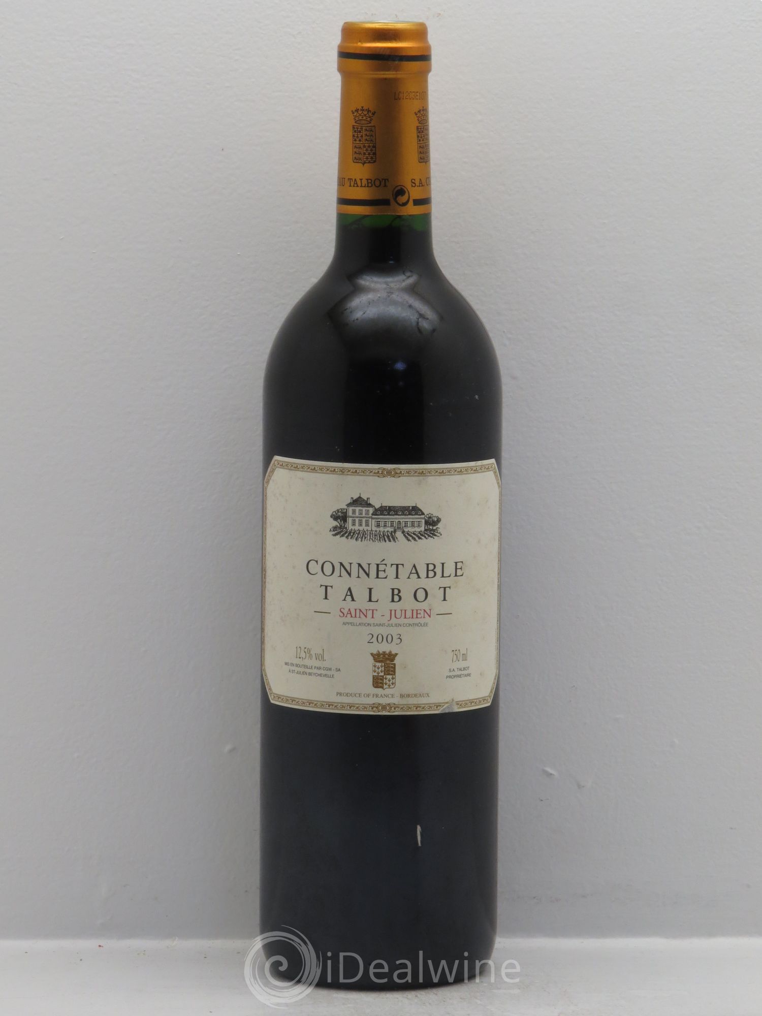 Connétable de Talbot Second Vin 2003 - Posten von 1 Flasche - 0