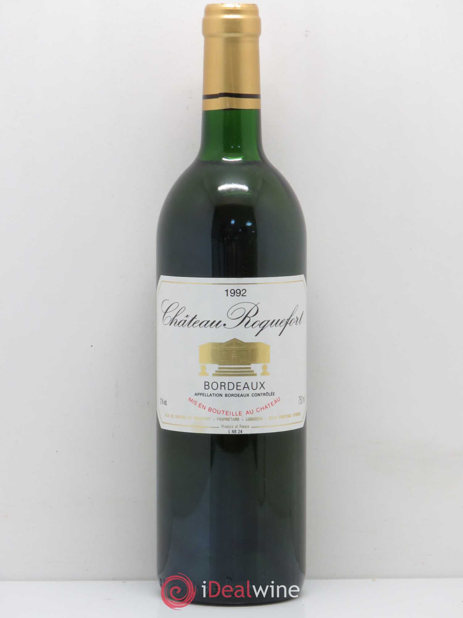 Bordeaux Château Roquefort (sans prix de réserve) 1992 - Posten von 1 Flasche - 0