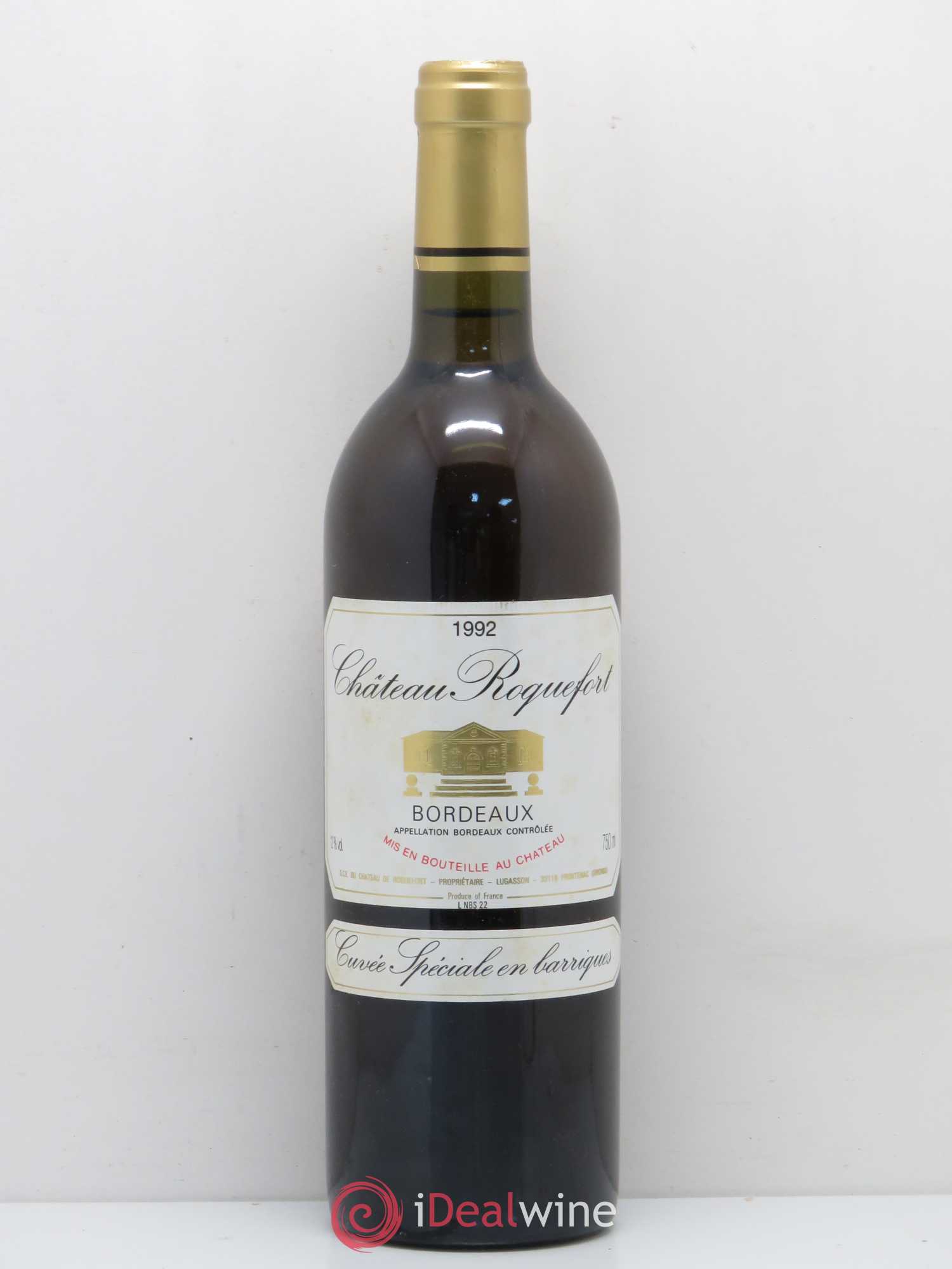 Bordeaux Château Roquefort cuvée spéciale (sans prix de réserve) 1992 - Posten von 1 Flasche - 0