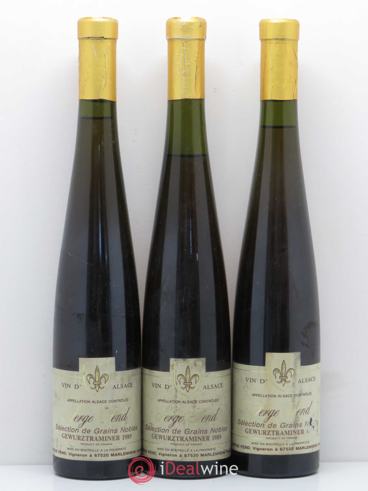 Gewurztraminer Sélection de Grains Nobles 1989 - Lotto di 6 bottiglie - 1