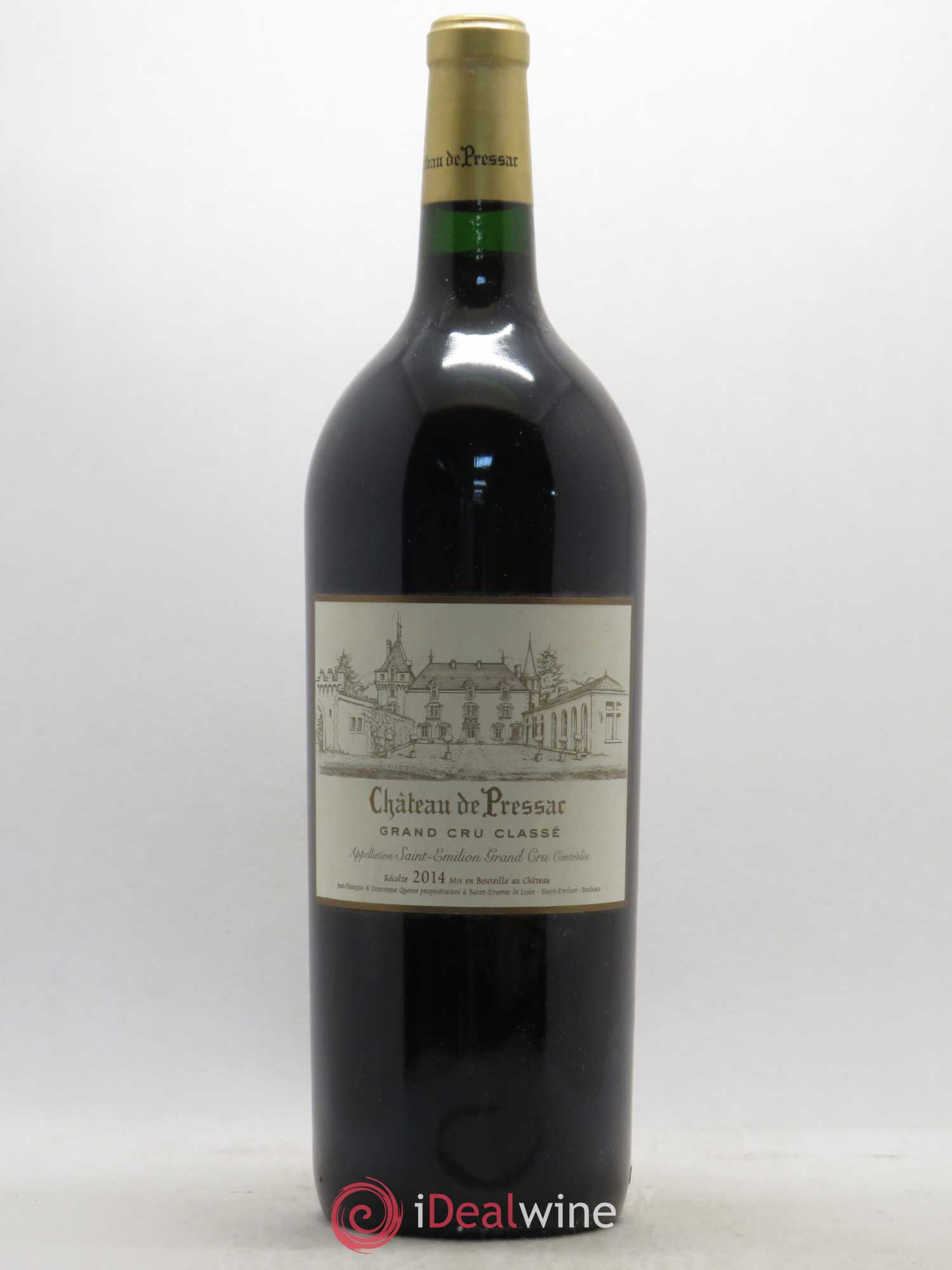Château de Pressac Grand Cru Classé 2014 - Lot de 1 magnum - 0