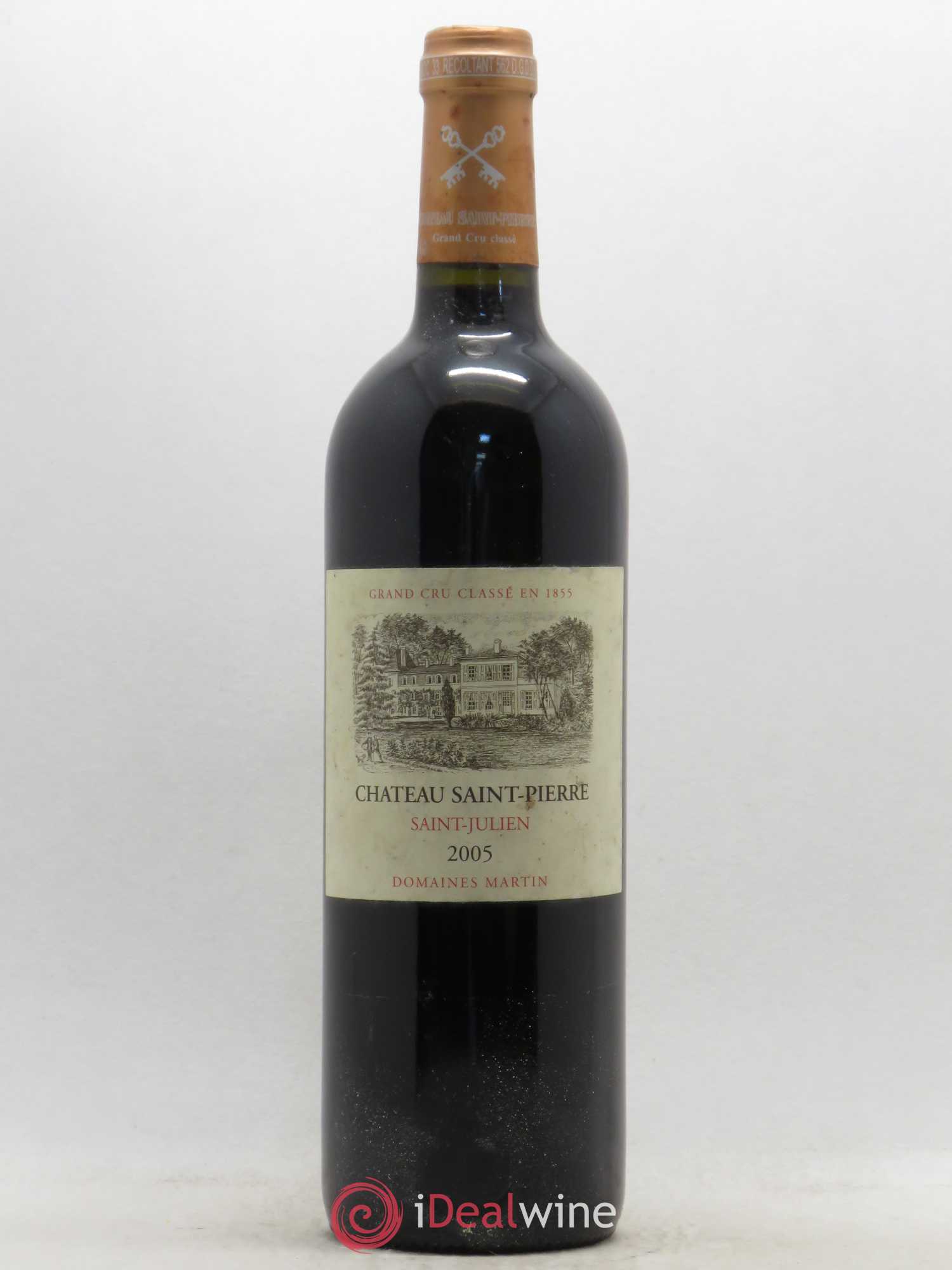Château Saint-Pierre 4ème Grand Cru Classé 2005 - Lot de 1 bouteille - 0