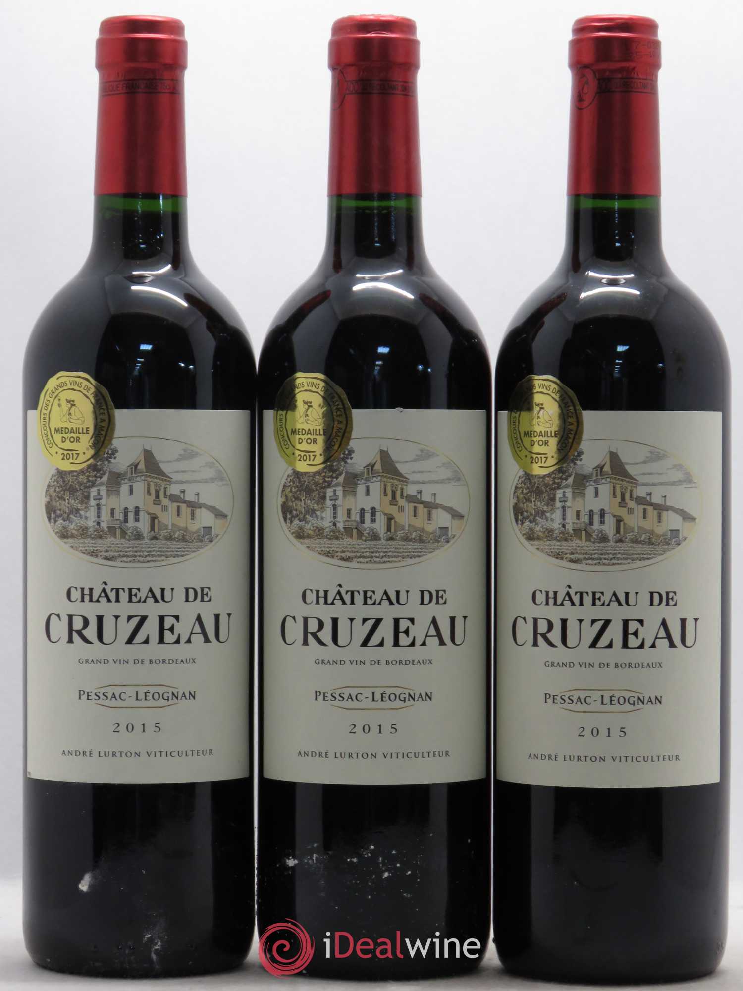 Château de Cruzeau 2015 - Lot de 6 bouteilles - 1