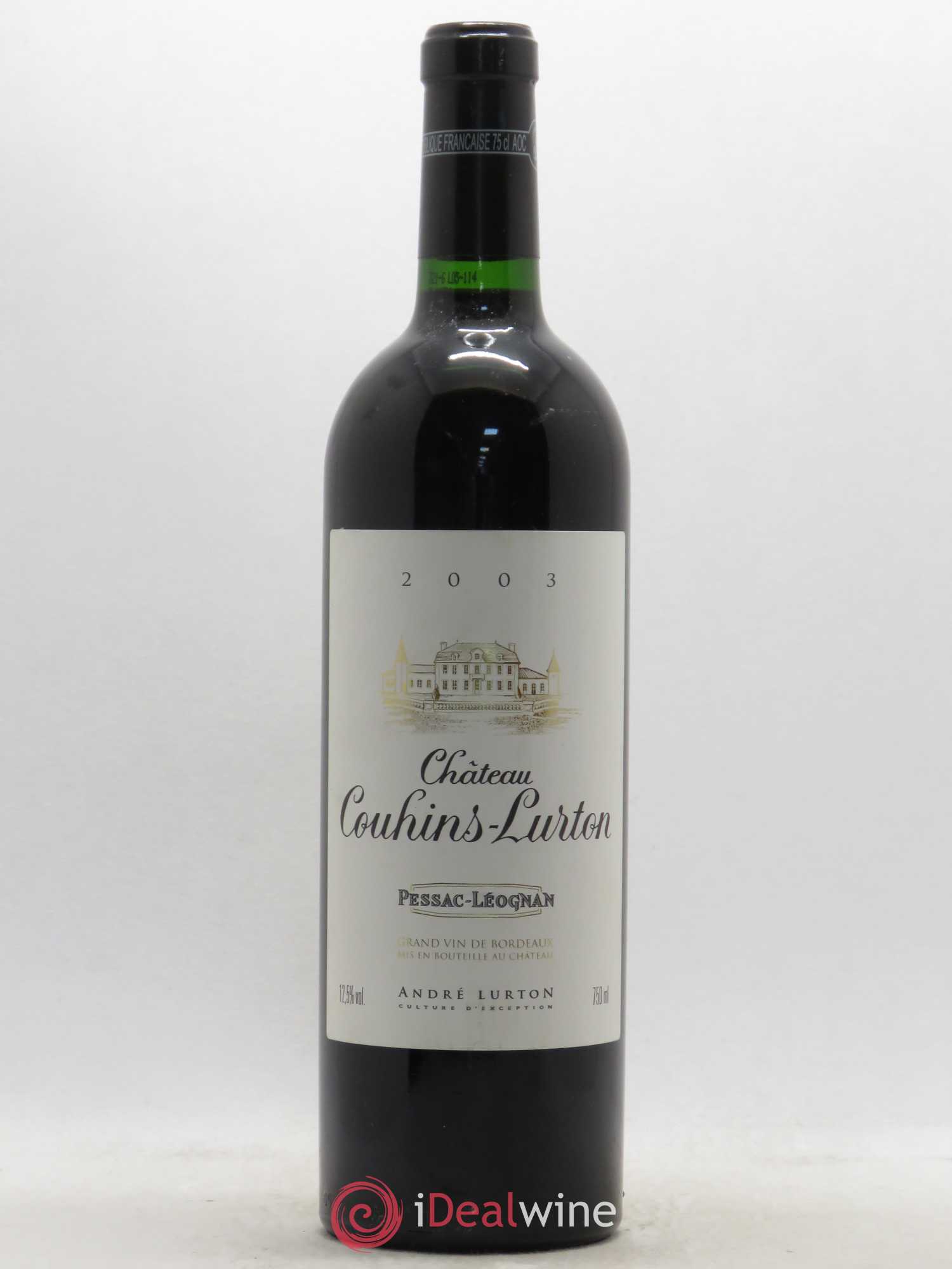 Pessac-Léognan Château Couhins-Lurton 2003 - Posten von 1 Flasche - 0