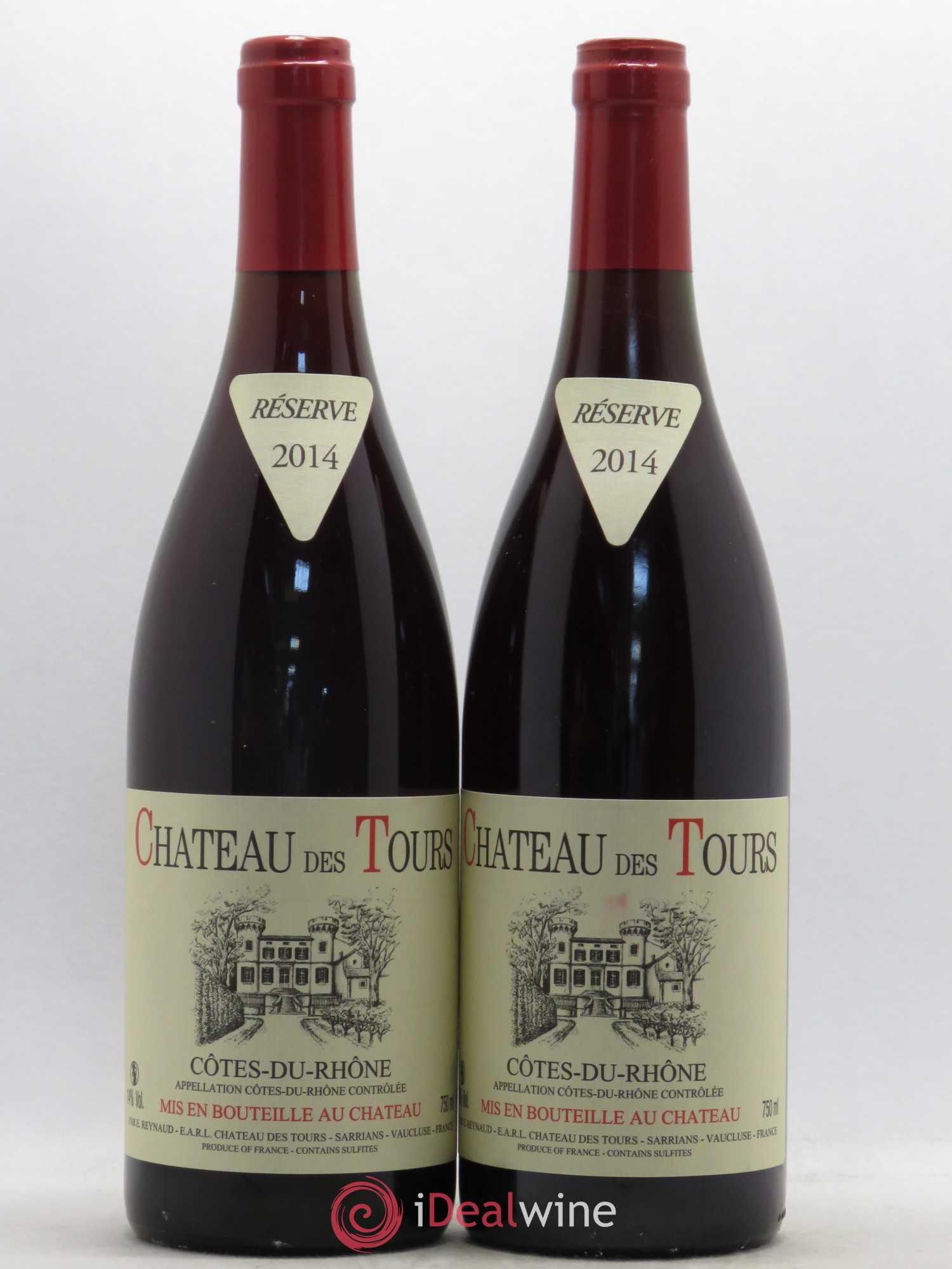 Côtes-du-Rhône Château des Tours Emmanuel Reynaud 2014 - Lot de 2 bouteilles - 0
