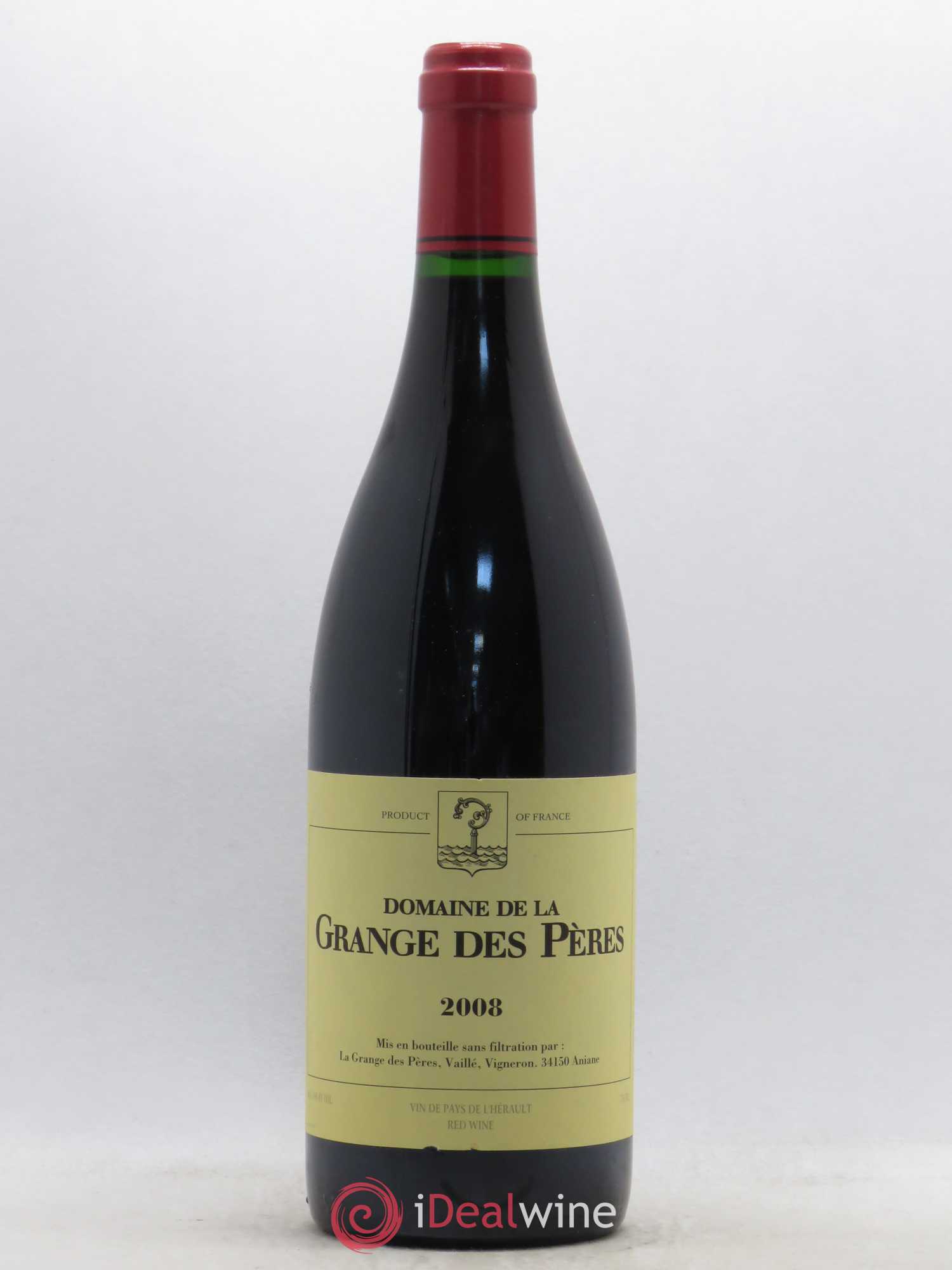 Pays d'Hérault Grange des Pères Laurent Vaillé 2008 - Lot de 1 bouteille - 0