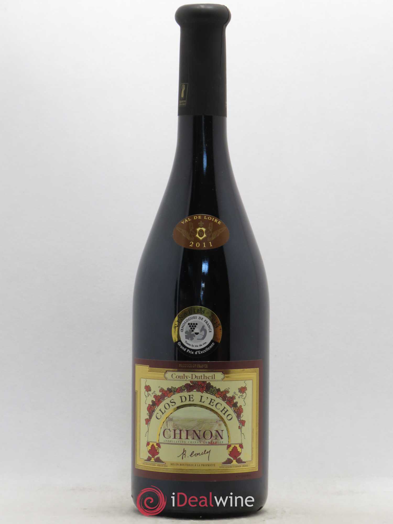 Chinon Clos de l'Echo Couly-Dutheil 2011 - Lot de 1 bouteille - 0