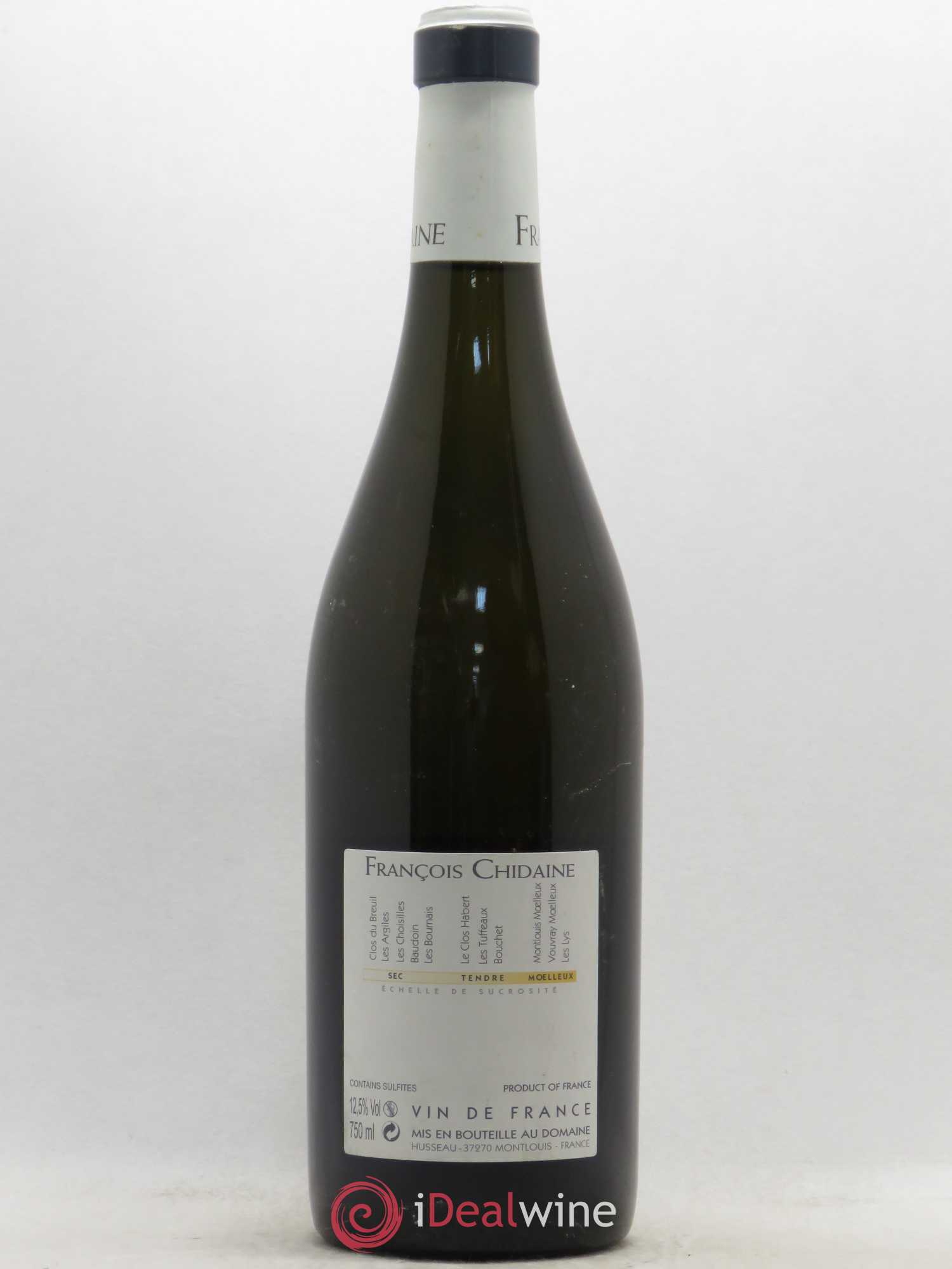 Vin de France Les Argiles François Chidaine 2014 - Lot de 1 bouteille - 1