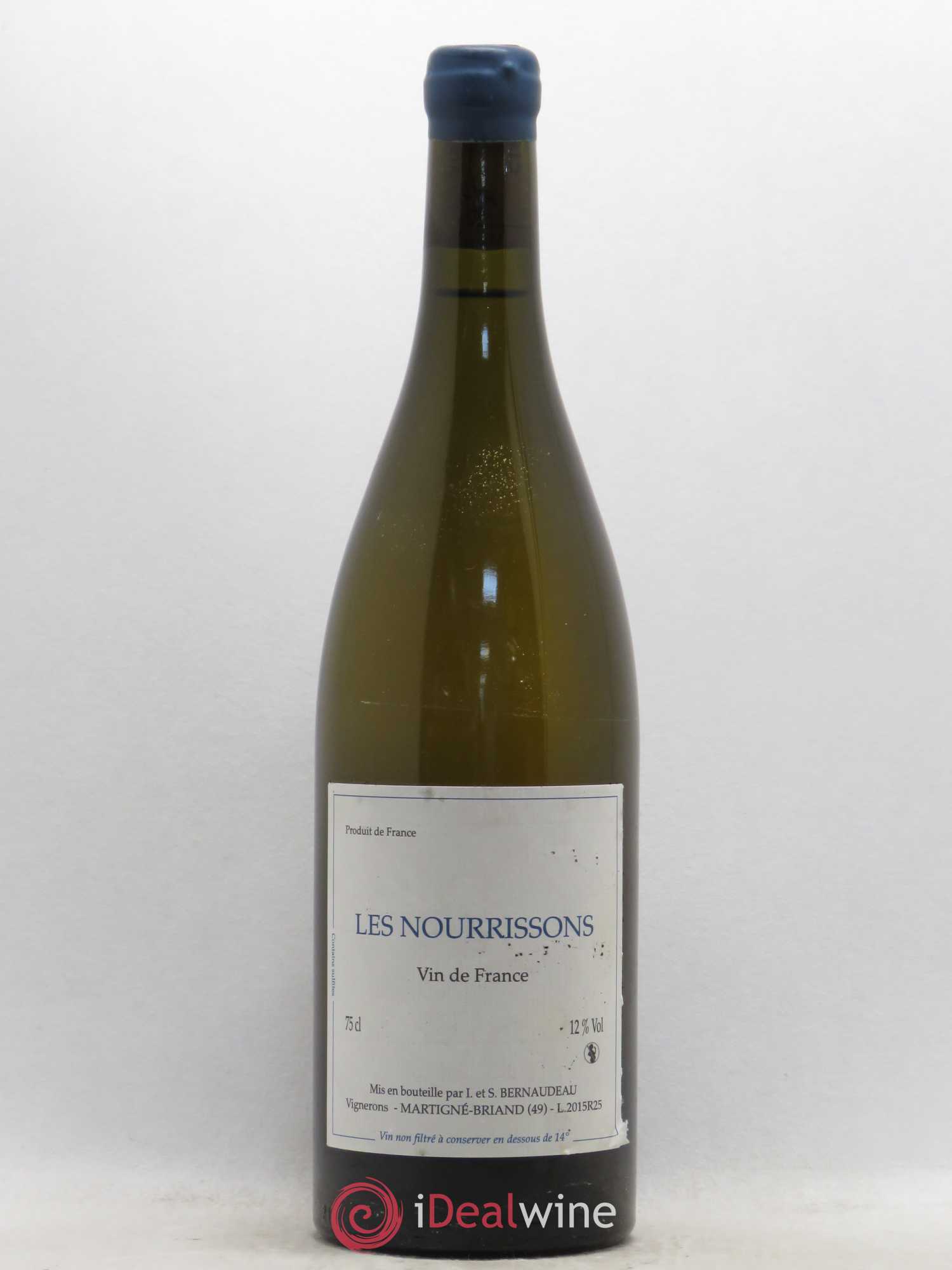 Vin de France Les Nourrissons Stéphane Bernaudeau 2015 - Lot de 1 bouteille - 0