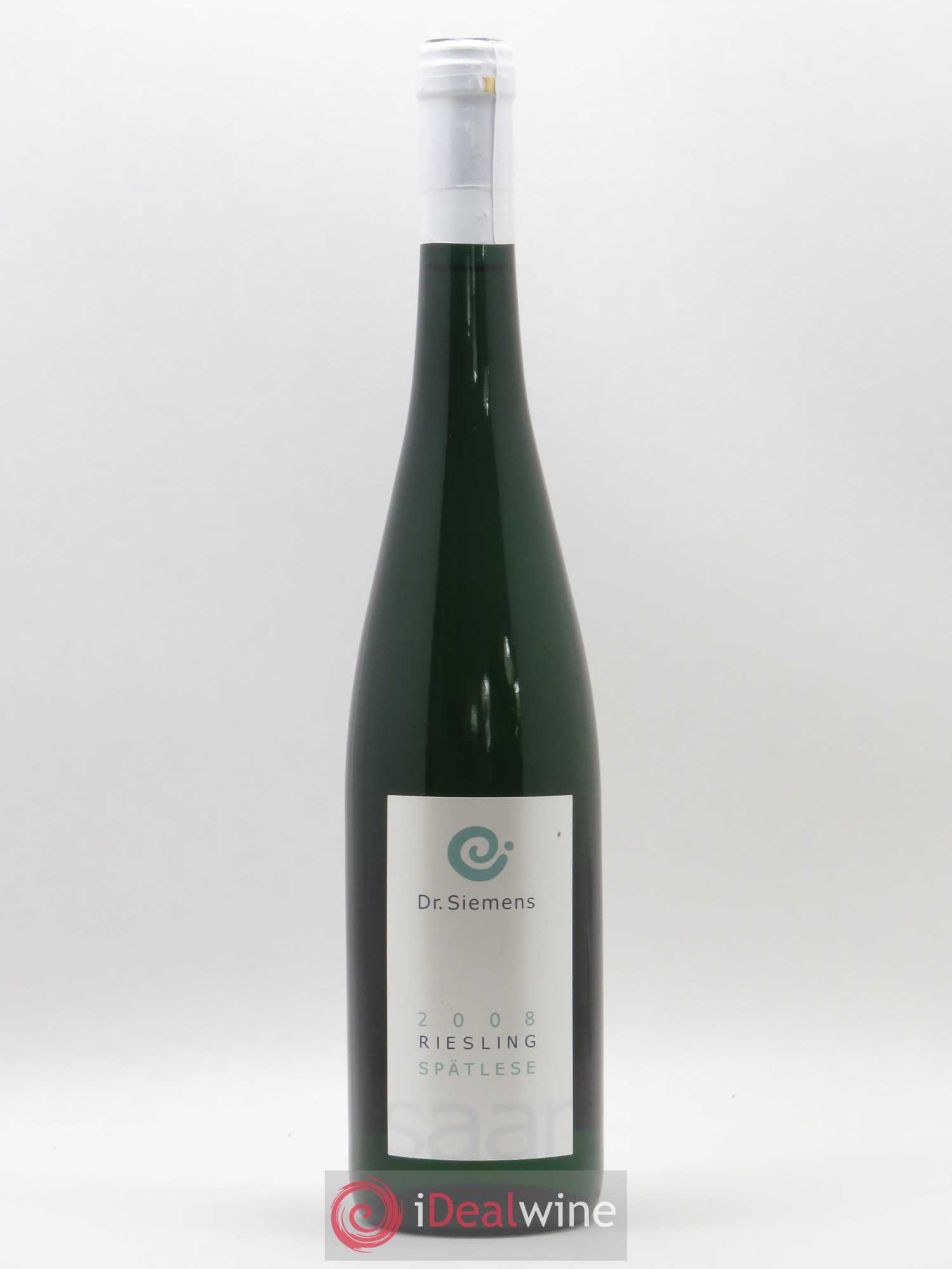 Allemagne Mosel-Saar Würtzberg Riesling Spatlese Feinherb Dr. Siemens 2008 - Posten von 1 Flasche - 0