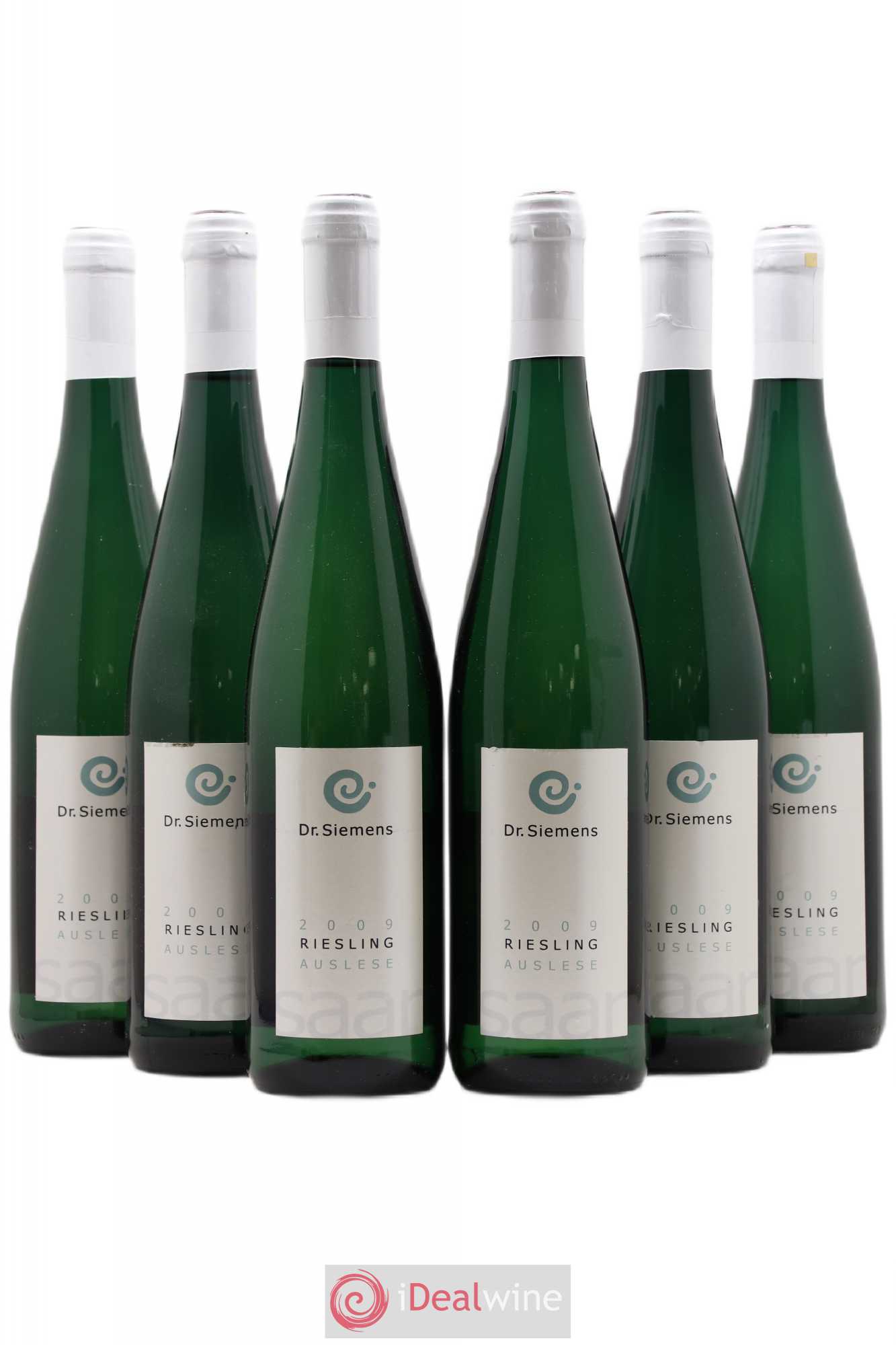 Allemagne Mosel-Saar Dr Siemens Riesling Auslese Wurtzberg 2009 - Posten von 6 Flaschen - 0