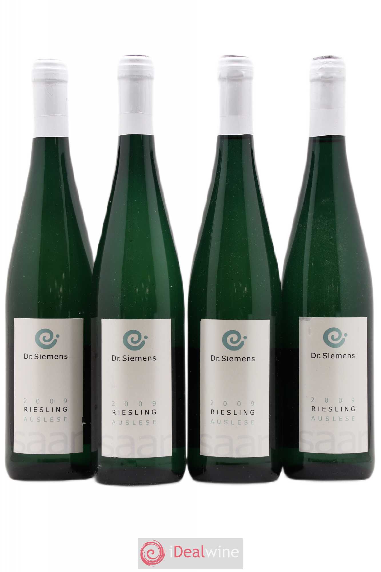 Allemagne Mosel-Saar Dr Siemens Riesling Auslese Wurtzberg 2009 - Posten von 4 Flaschen - 0