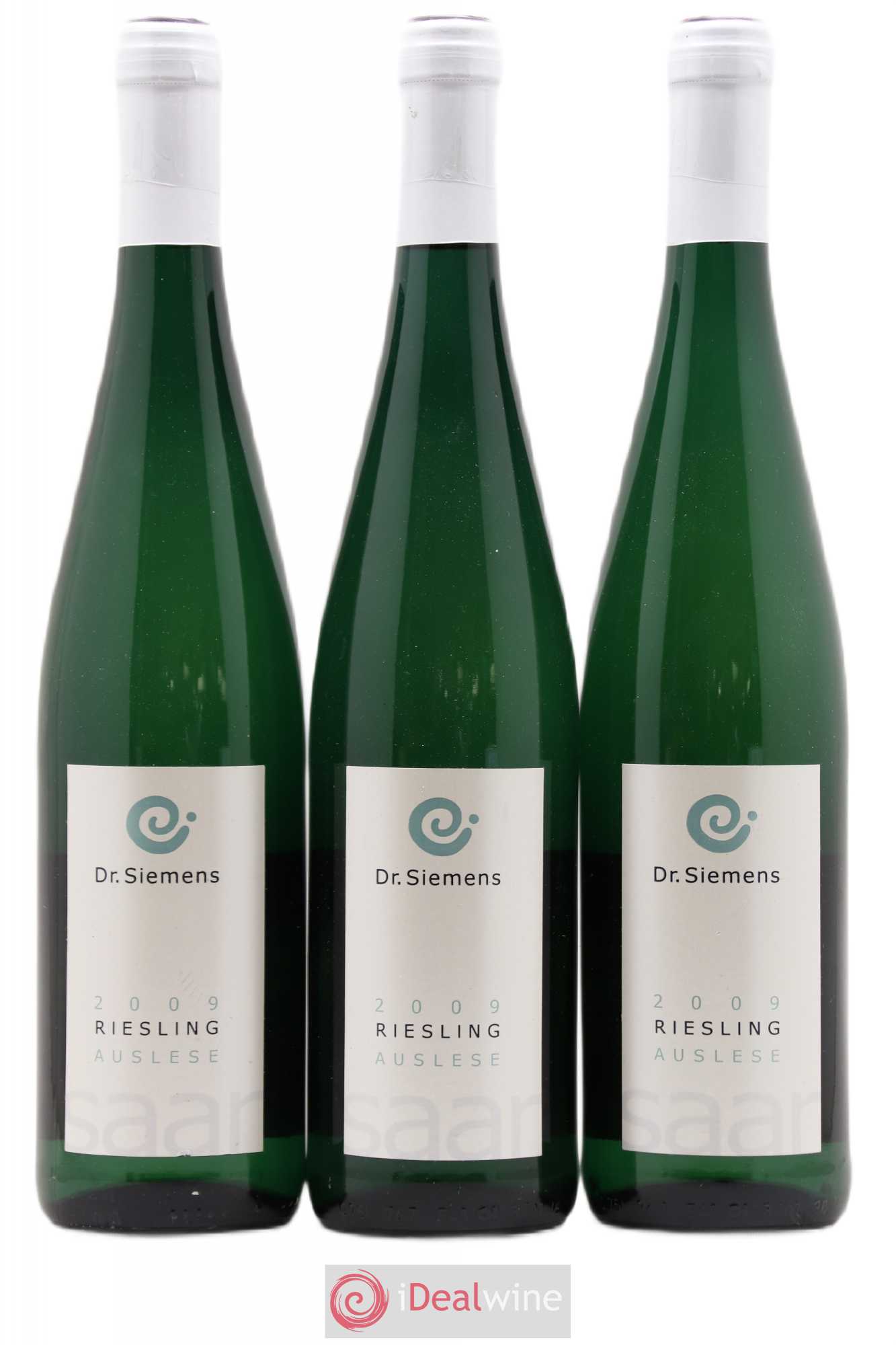 Allemagne Mosel-Saar Dr Siemens Riesling Auslese Wurtzberg 2009 - Posten von 3 Flaschen - 0