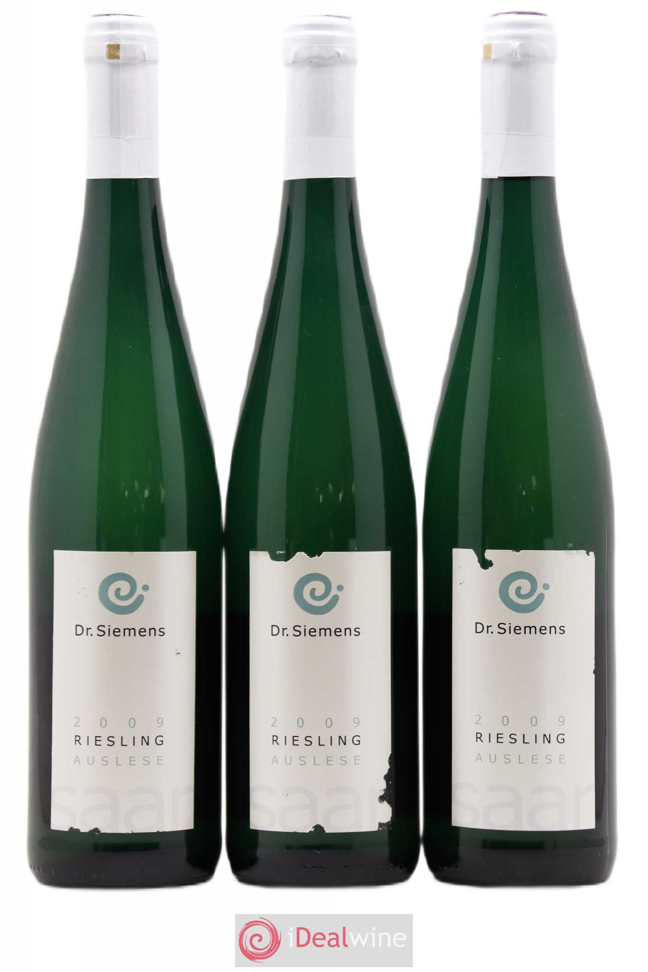 Allemagne Mosel-Saar Dr Siemens Riesling Auslese Wurtzberg 2009 - Posten von 3 Flaschen - 0