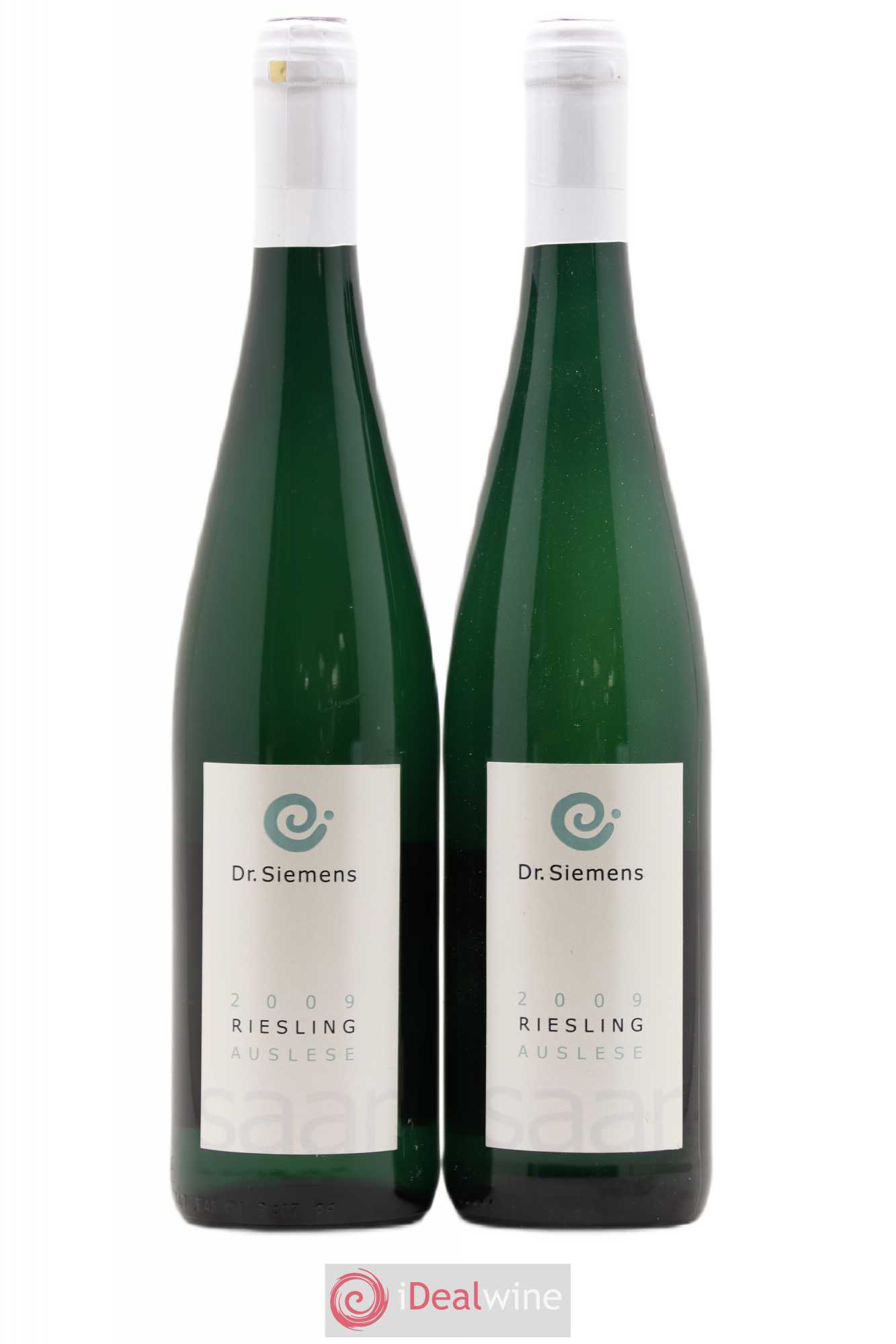 Allemagne Mosel-Saar Dr Siemens Riesling Auslese Wurtzberg 2009 - Posten von 2 Flaschen - 0