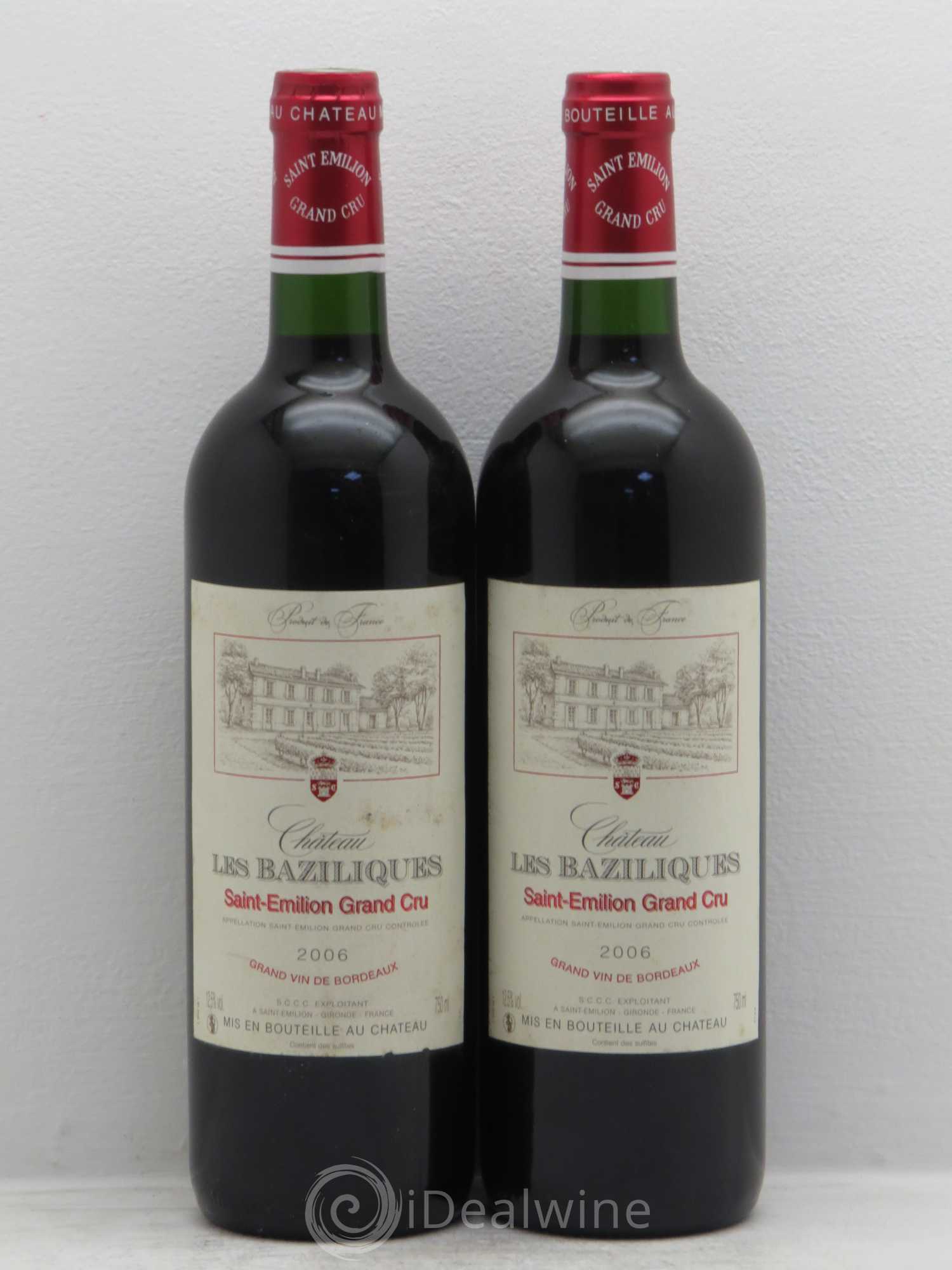 Saint-Émilion Chateau les Baziliques 2006 - Posten von 2 Flaschen - 0