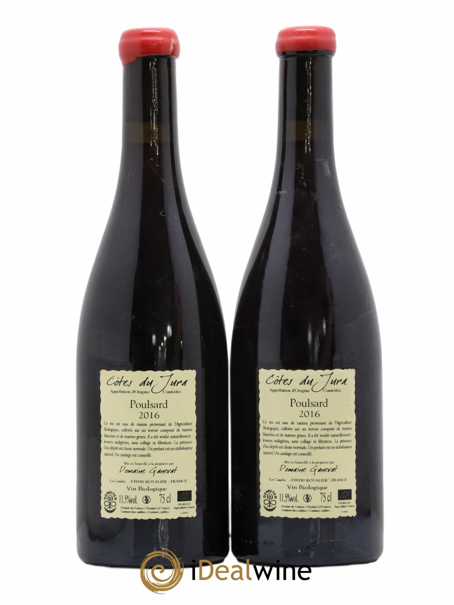 Côtes du Jura Cuvée de l'Enfant Terrible Jean-François Ganevat (Domaine) 2016 - Lot de 2 bouteilles - 1