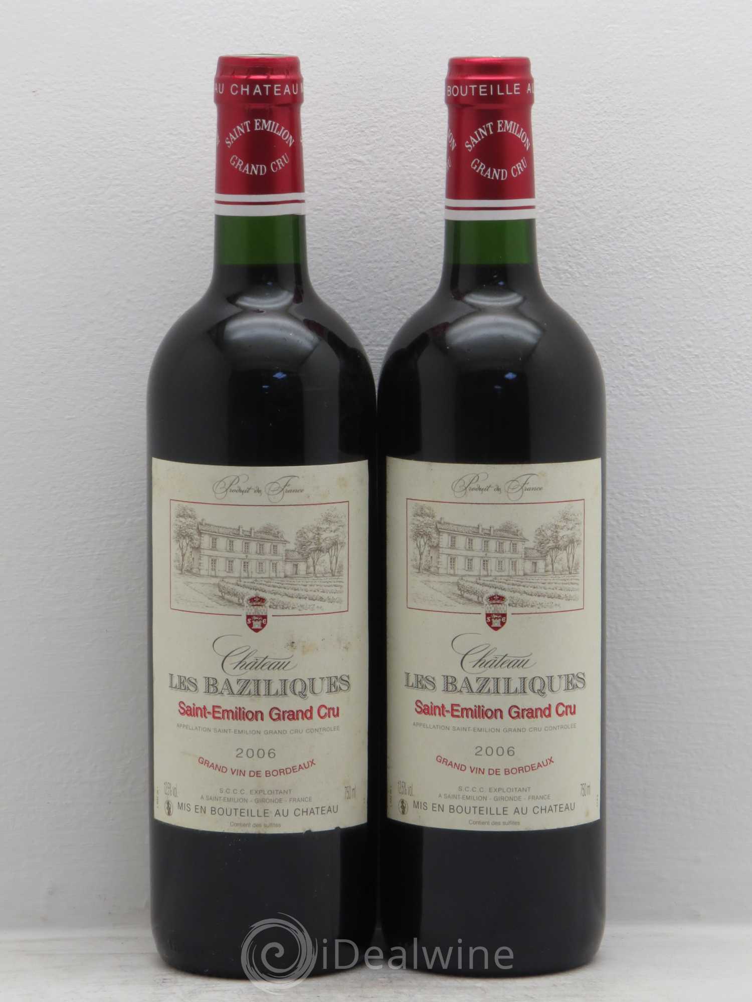 Saint-Émilion Chateau les Baziliques 2006 - Posten von 2 Flaschen - 0