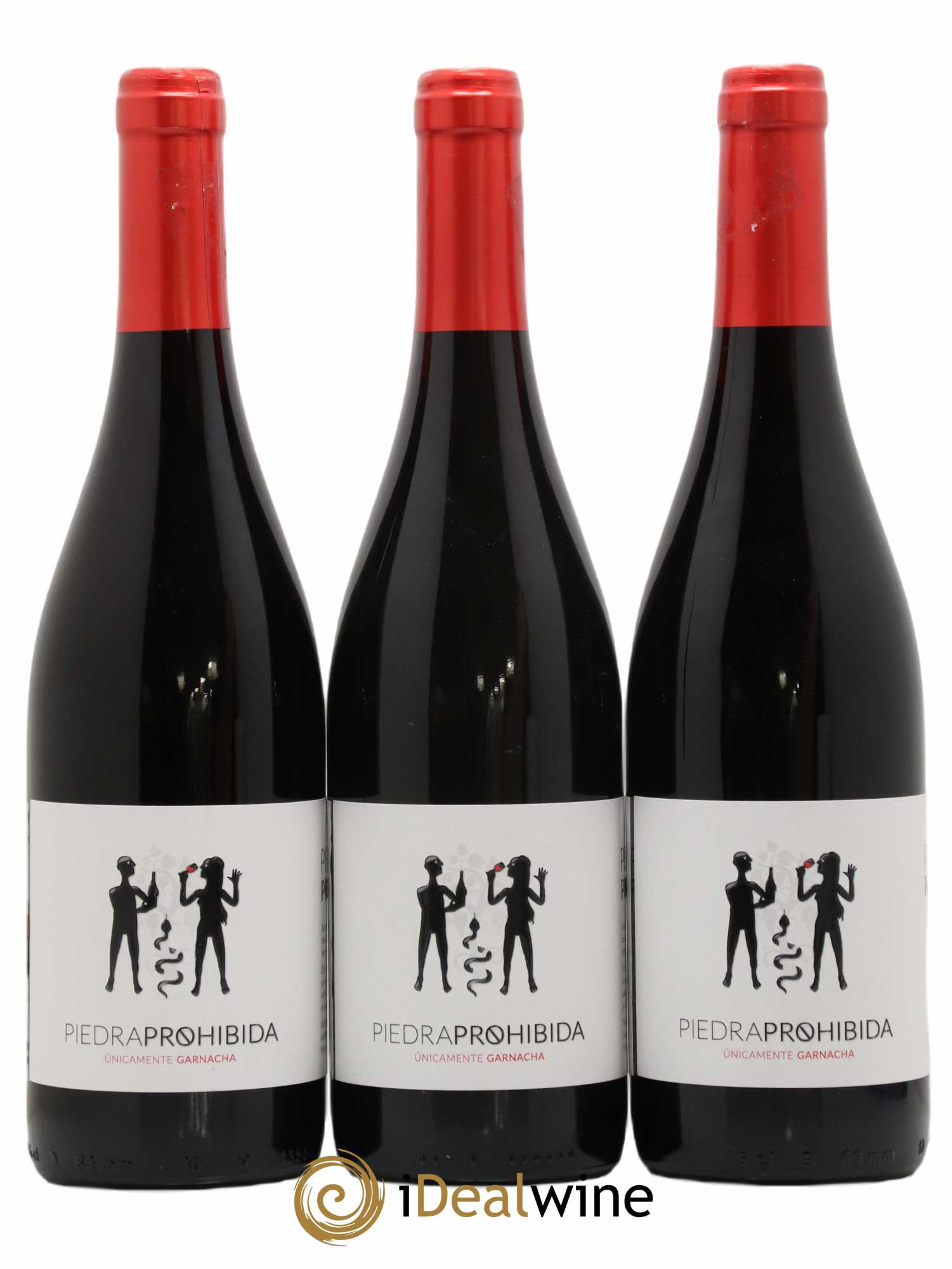 Espagne Piedra Prohibida Unicamente Garnacha (no reserve) 2018 - Lot of 3 bottles - 0