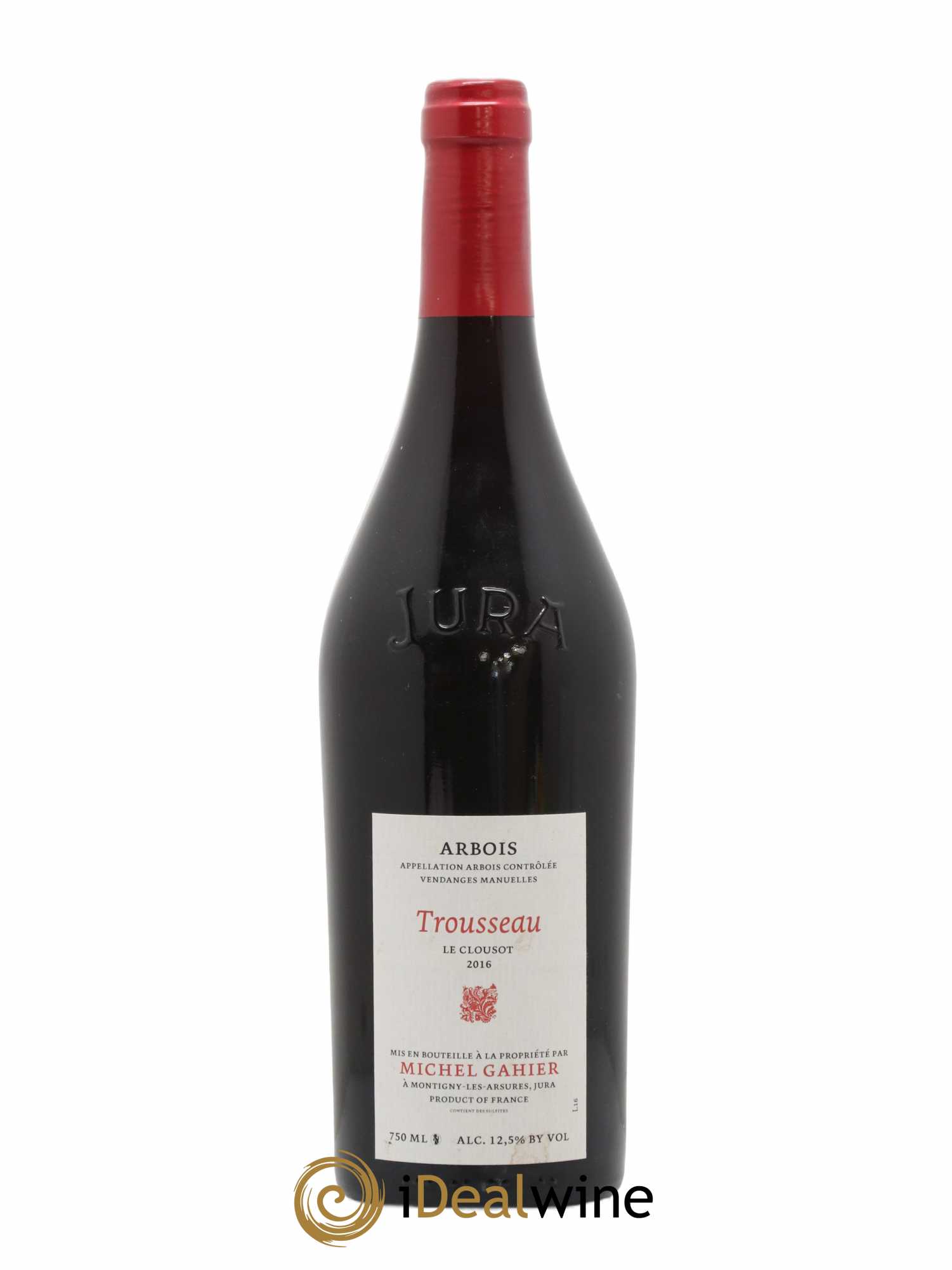 Arbois Trousseau Le Clousot Michel Gahier 2016 - Lot de 1 bouteille - 0