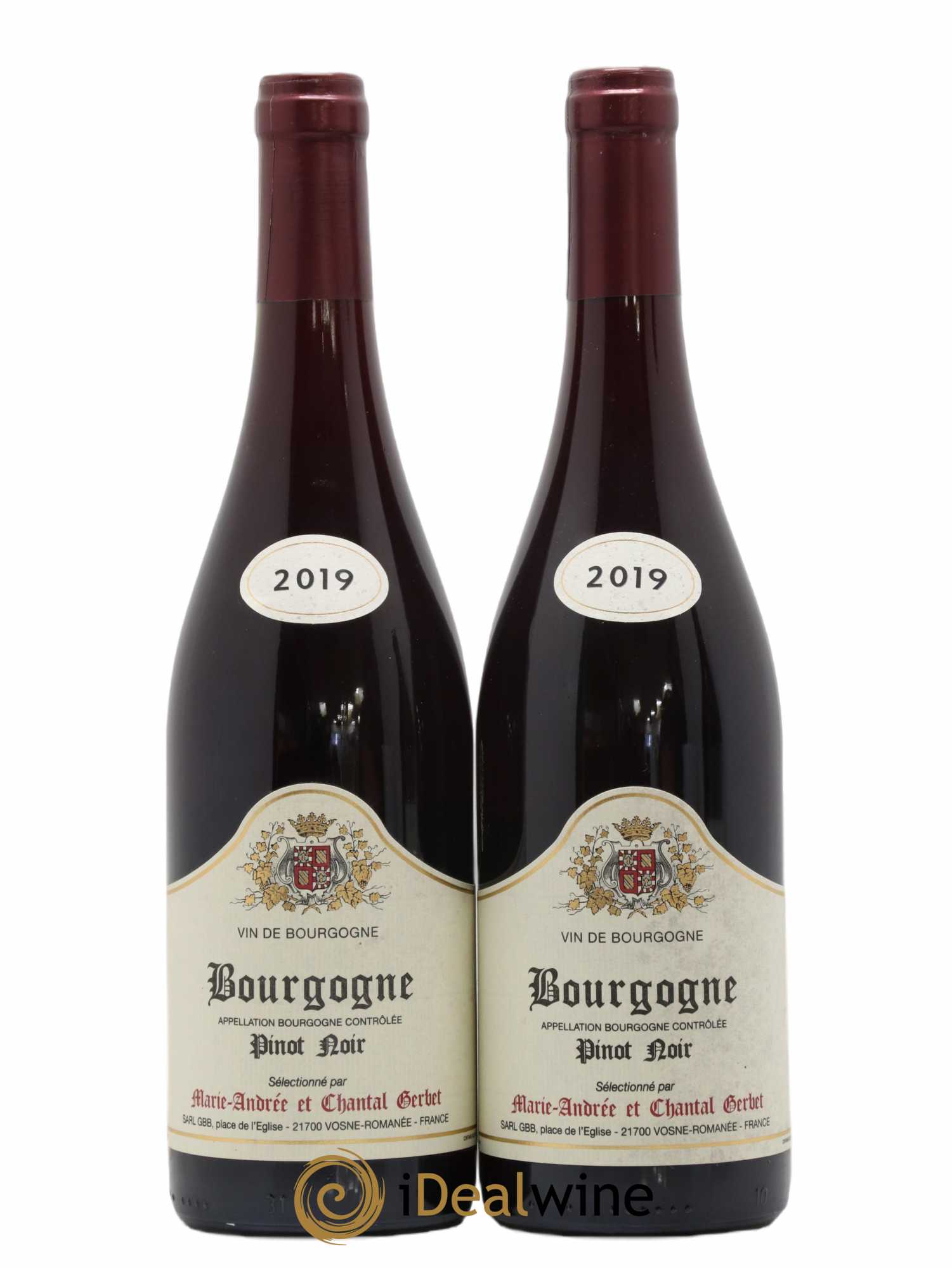 Bourgogne Pinot Noir Gerbet 2019 - Lot de 2 bouteilles - 0