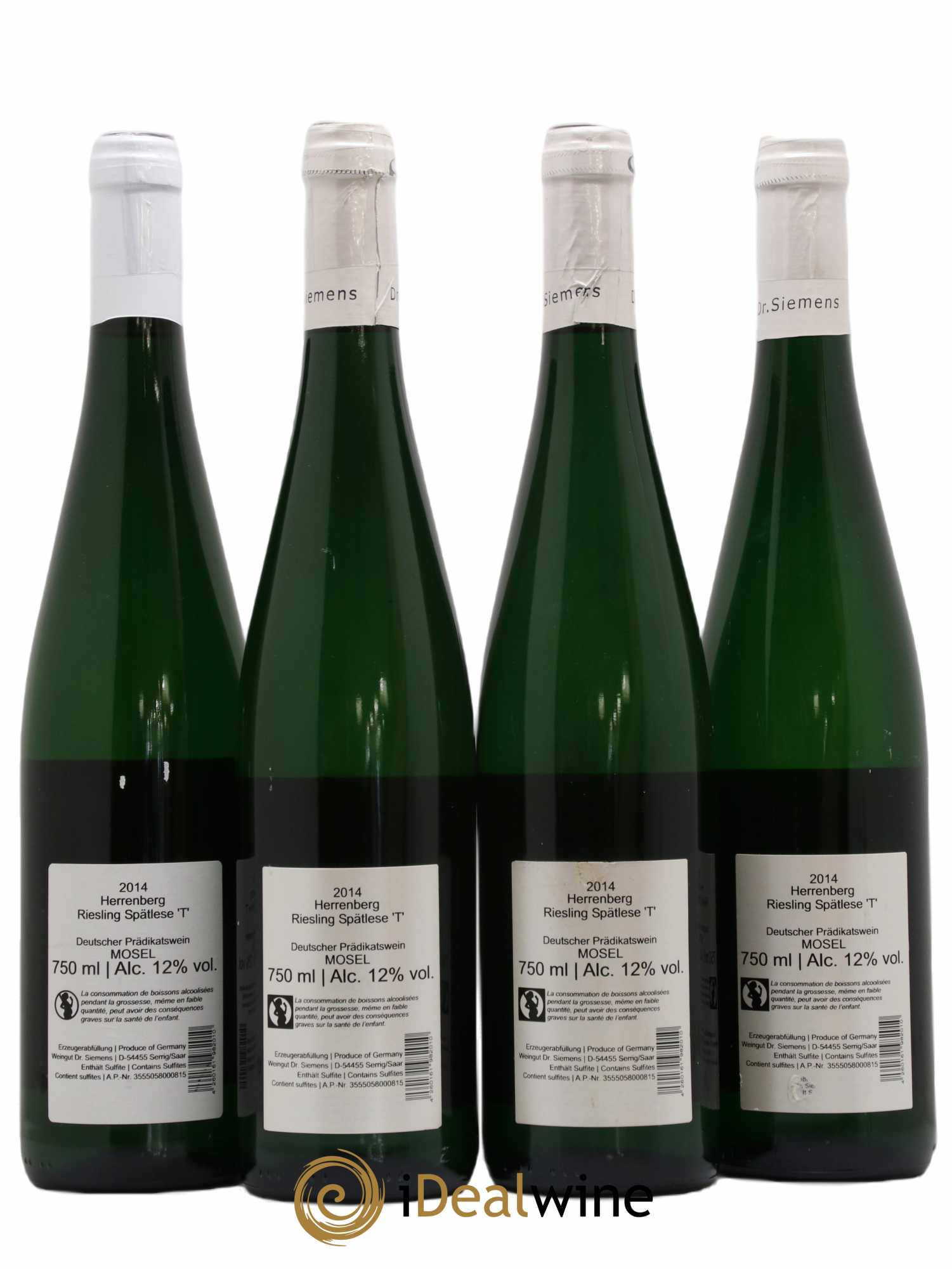 Allemagne Mosel-Saar (senza prezzo di riserva) 2014 - Lotto di 4 bottiglie - 1