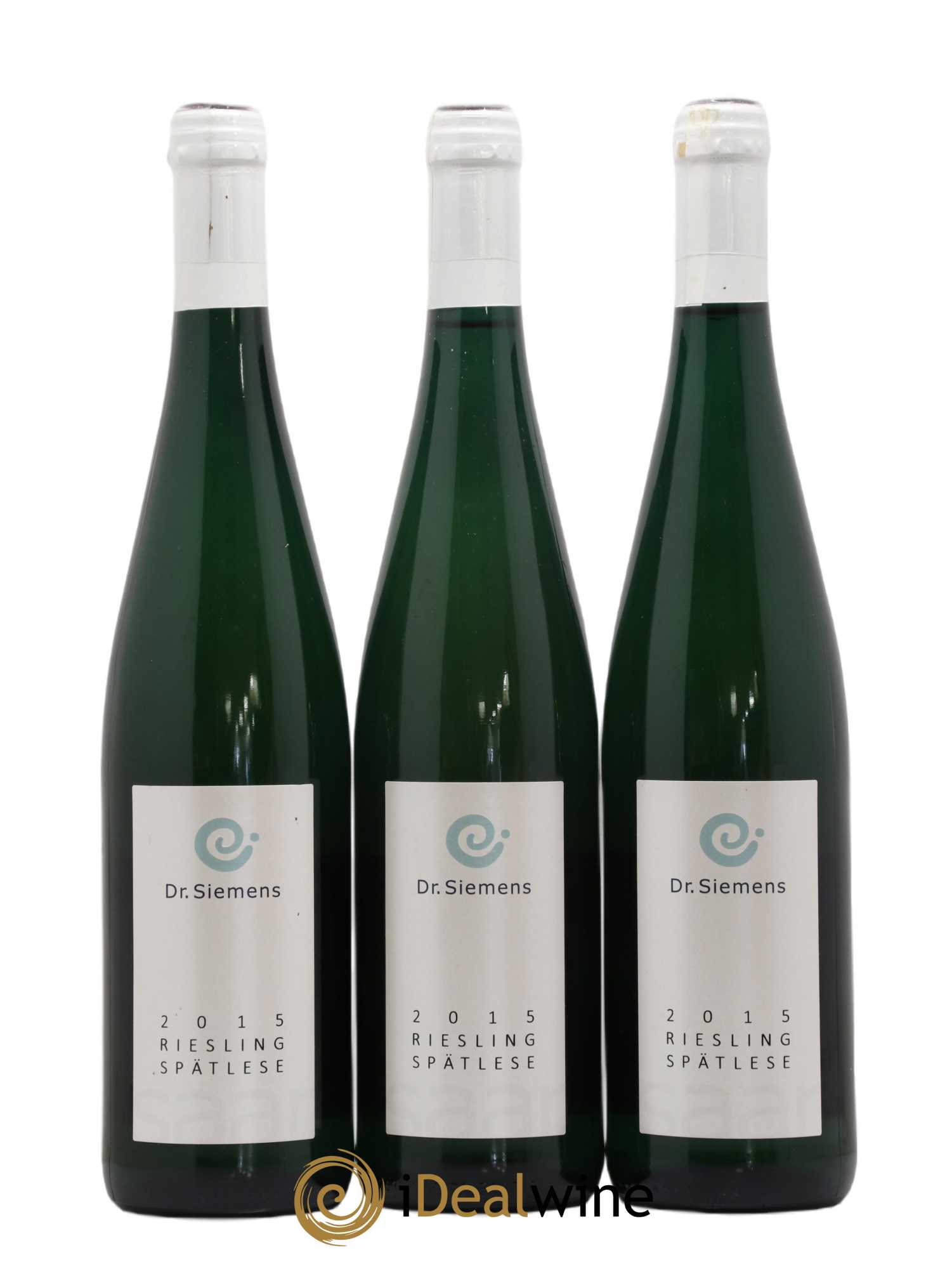 Allemagne Mosel-Saar Wurtzberg Riesling Spatlese T Dr Siemens 2015 - Lot de 3 bouteilles - 0